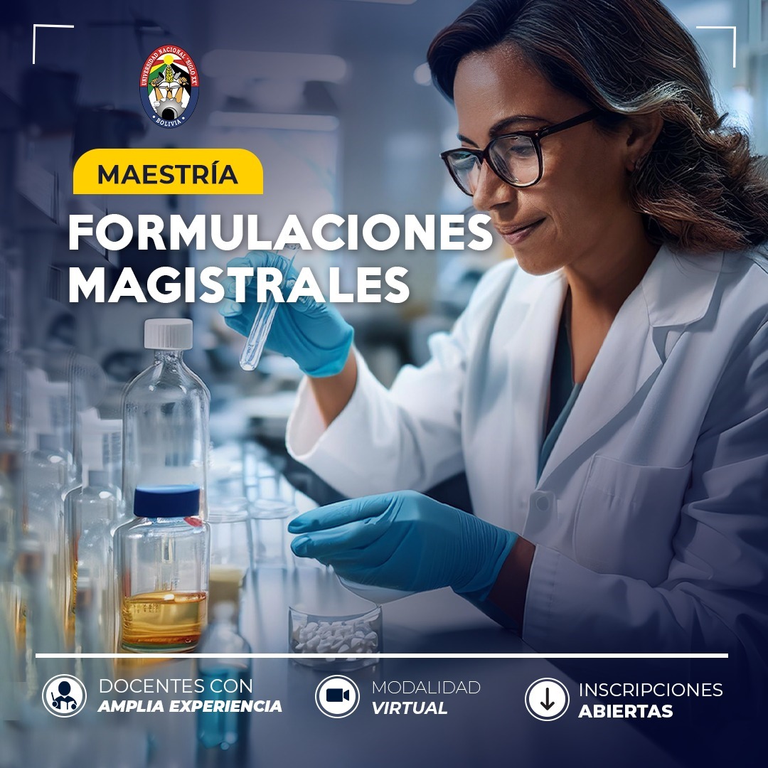 Maestría MAESTRÍA EN FORMULACIONES MAGISTRALES