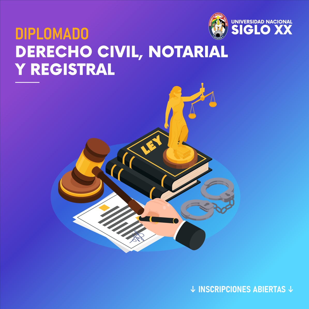 Diplomado DIPLOMADO EN DERECHO CIVIL, NOTARIAL Y REGISTRAL