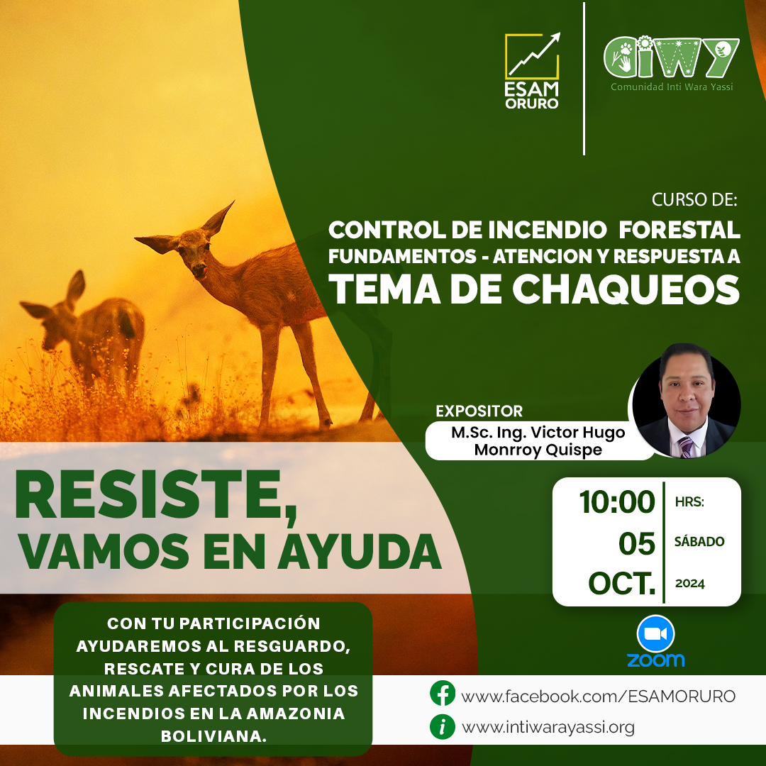 Esam Cursos DE CONTROL DE INCENDIO FORESTAL, FUNDAMENTOS, ATENCIÓN Y RESPUESTA A TEMA DE CHAQUEOS