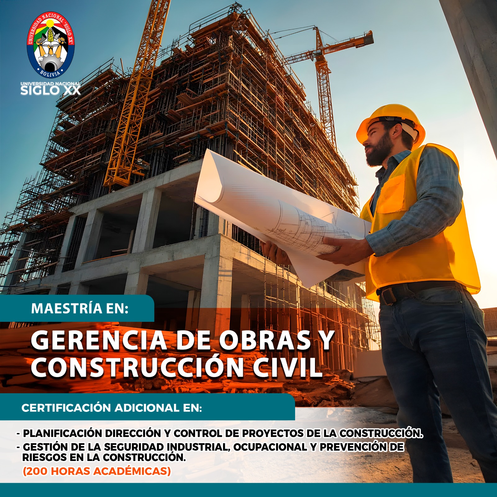 Maestría MAESTRÍA EN GERENCIA DE OBRAS Y CONSTRUCCIÓN CIVIL