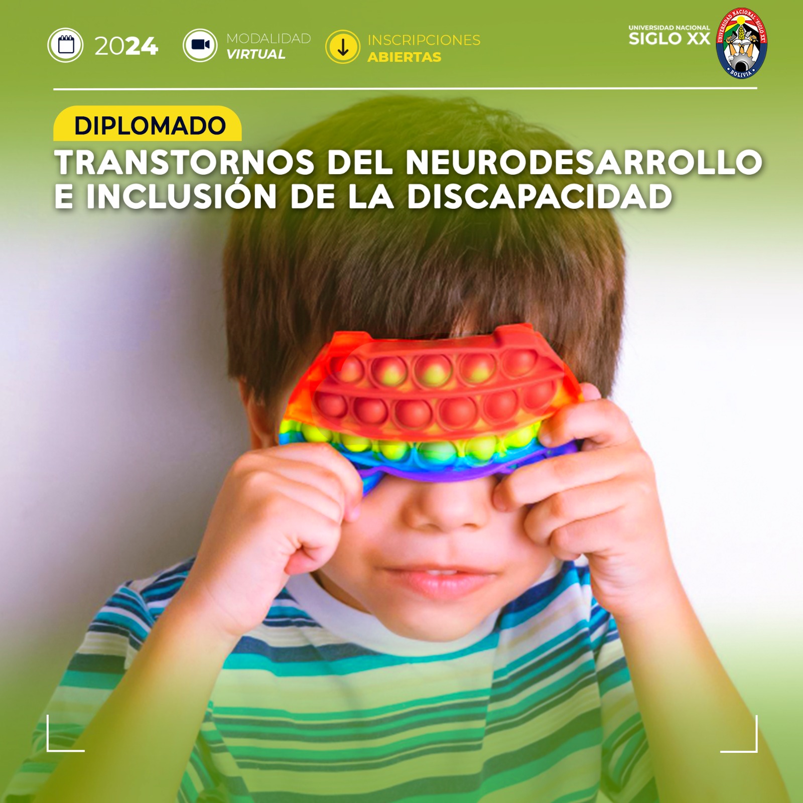 Diplomado DIPLOMADO EN TRASTORNOS DEL NEURODESARROLLO E INCLUSIÓN DE LA DISCAPACIDAD