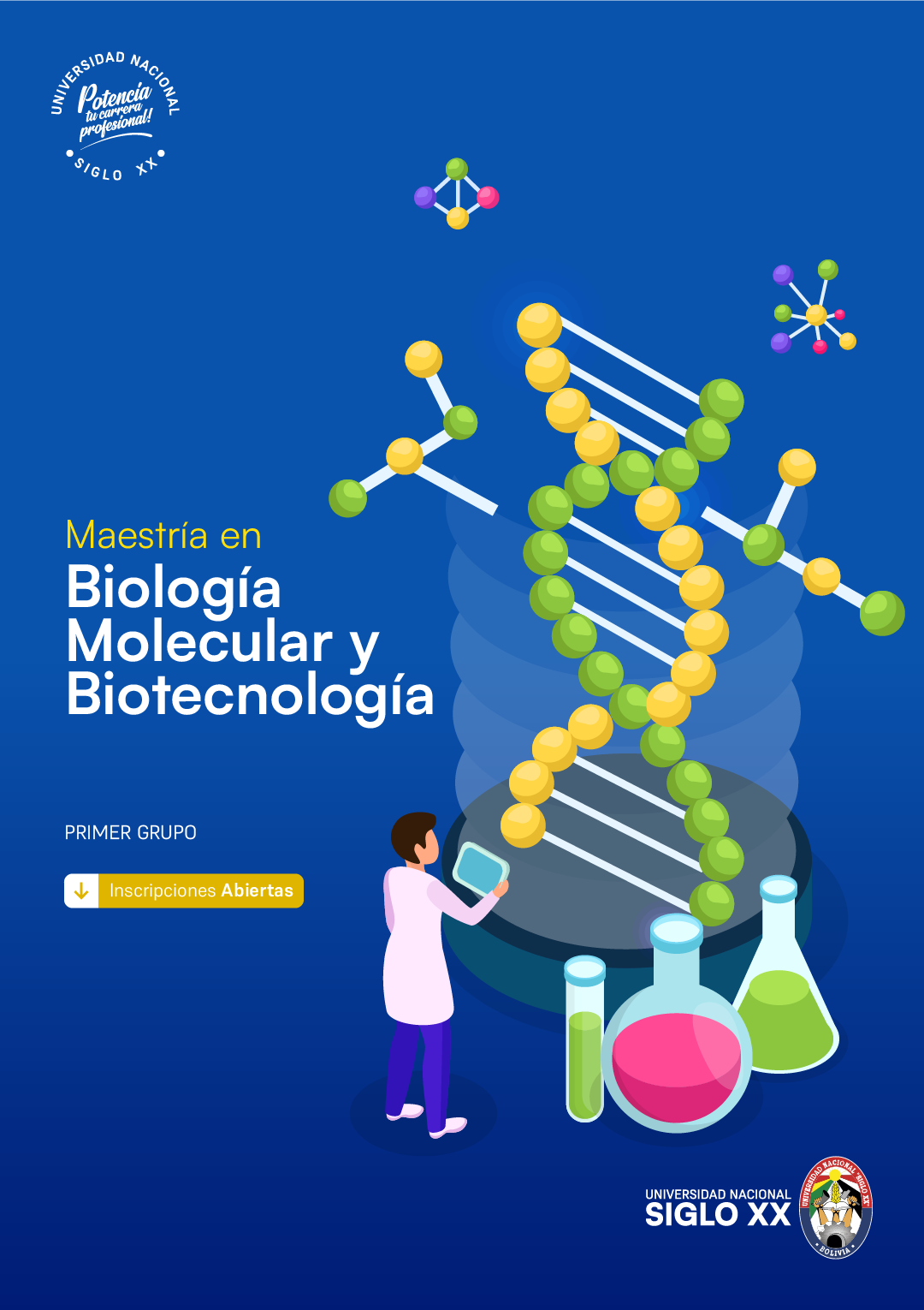 Maestría MAESTRÍA EN BIOLOGÍA MOLECULAR Y BIOTECNOLOGÍA