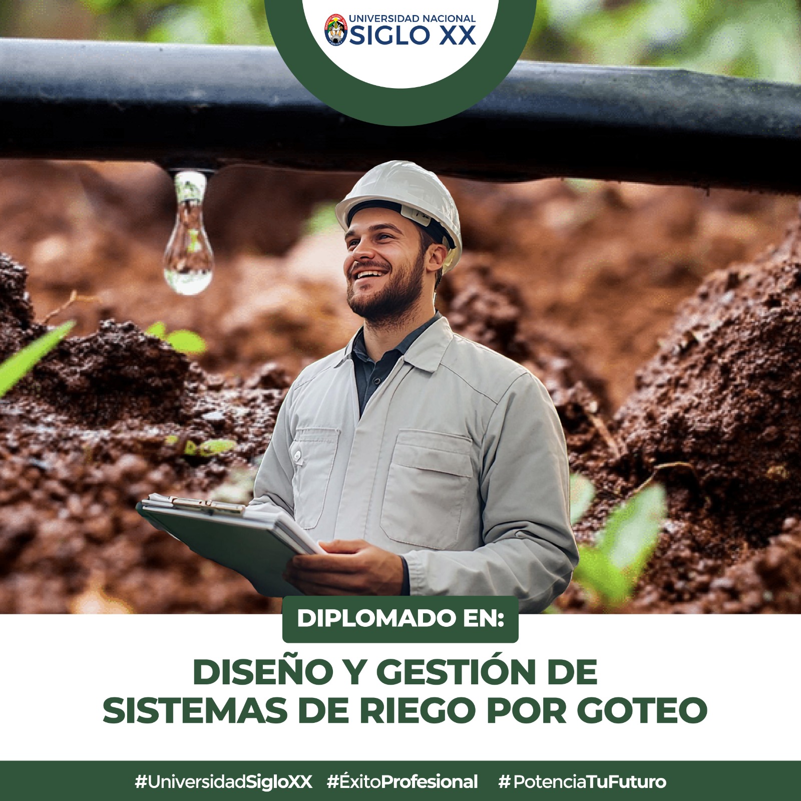 Diplomado DIPLOMADO EN DISEÑO Y GESTIÓN DE SISTEMAS DE RIEGO POR GOTEO