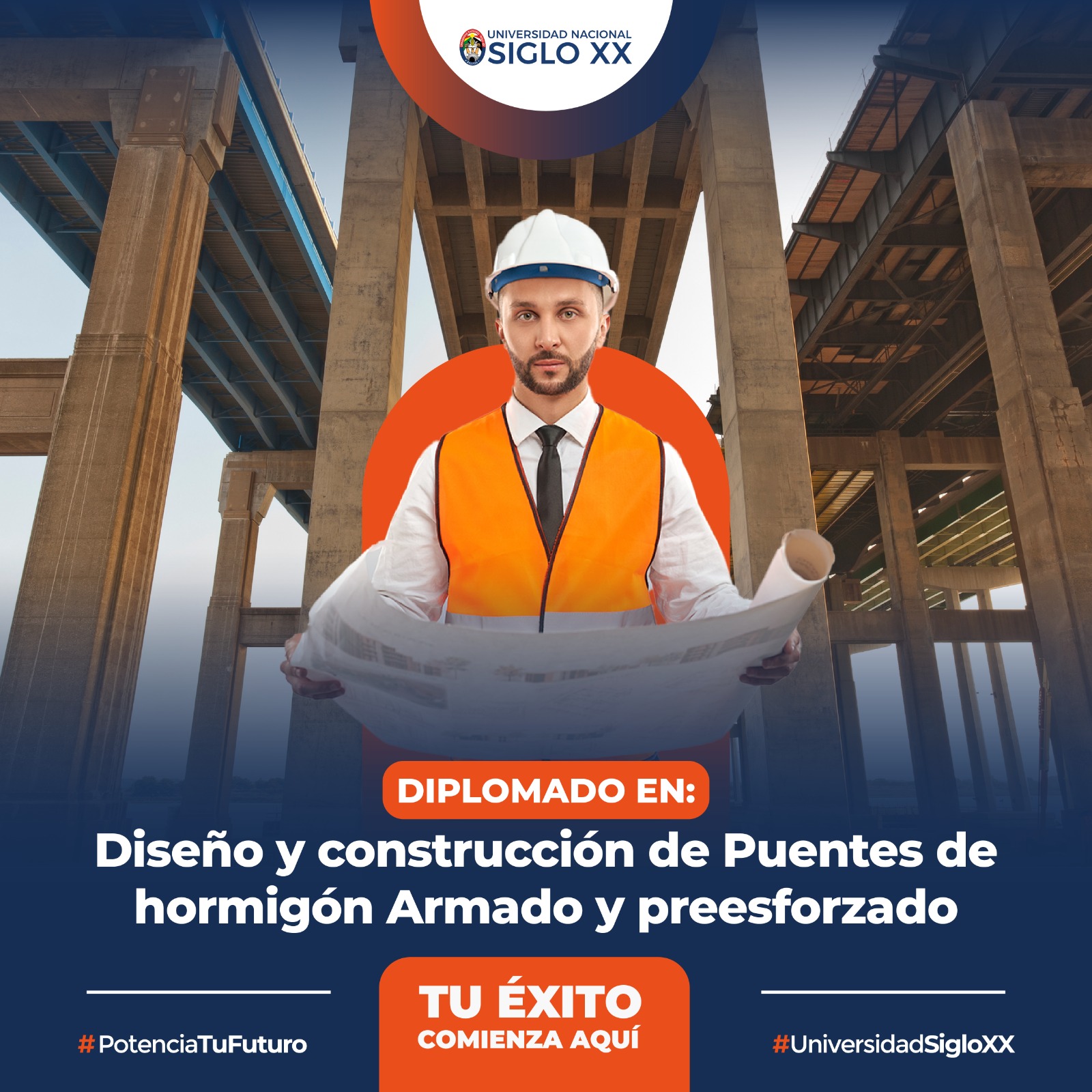 Diplomado DIPLOMADO EN DISEÑO Y CONSTRUCCIÓN DE PUENTES DE HORMIGÓN ARMADO Y PRESFORZADO