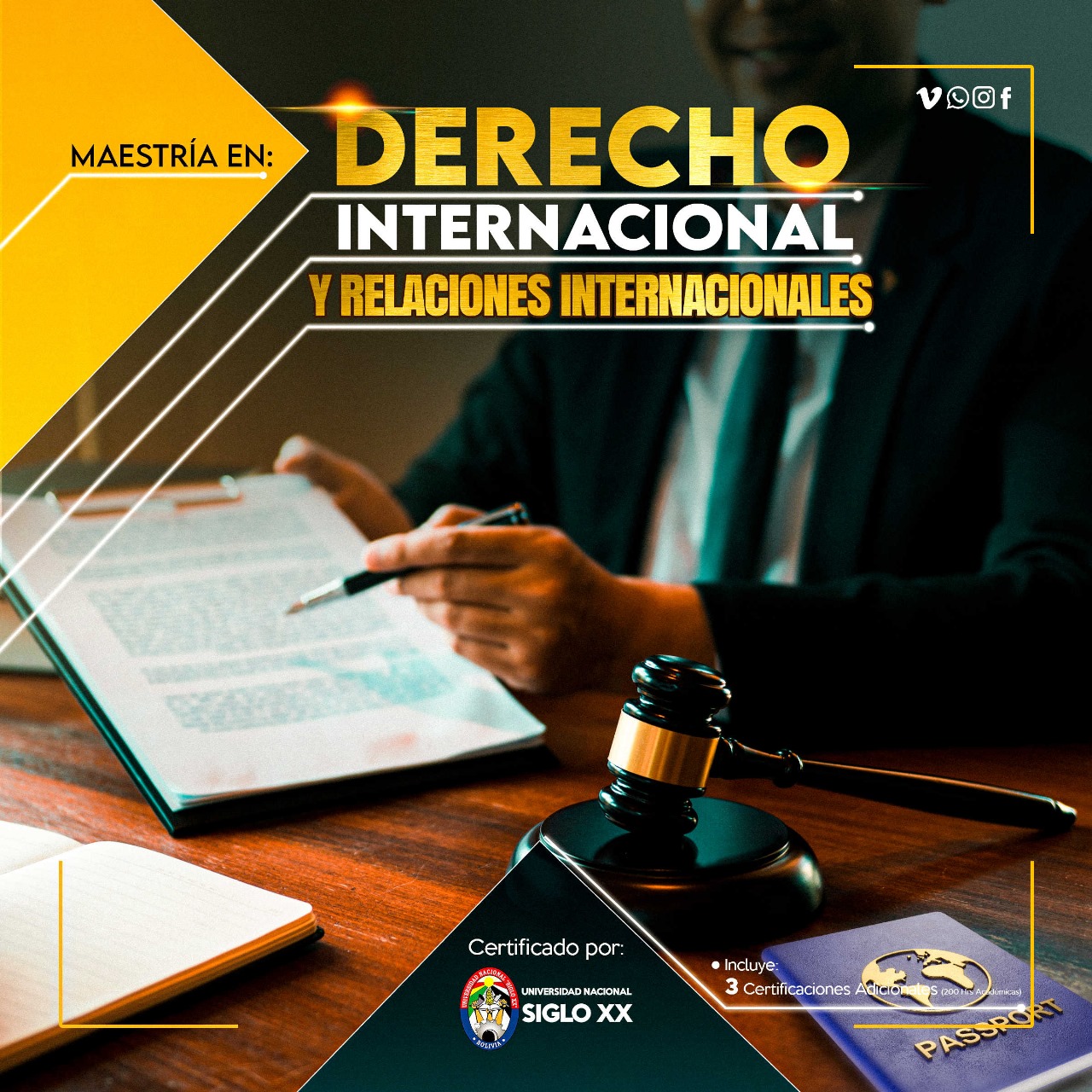 Maestría MAESTRÍA EN DERECHO INTERNACIONAL Y RELACIONES INTERNACIONALES