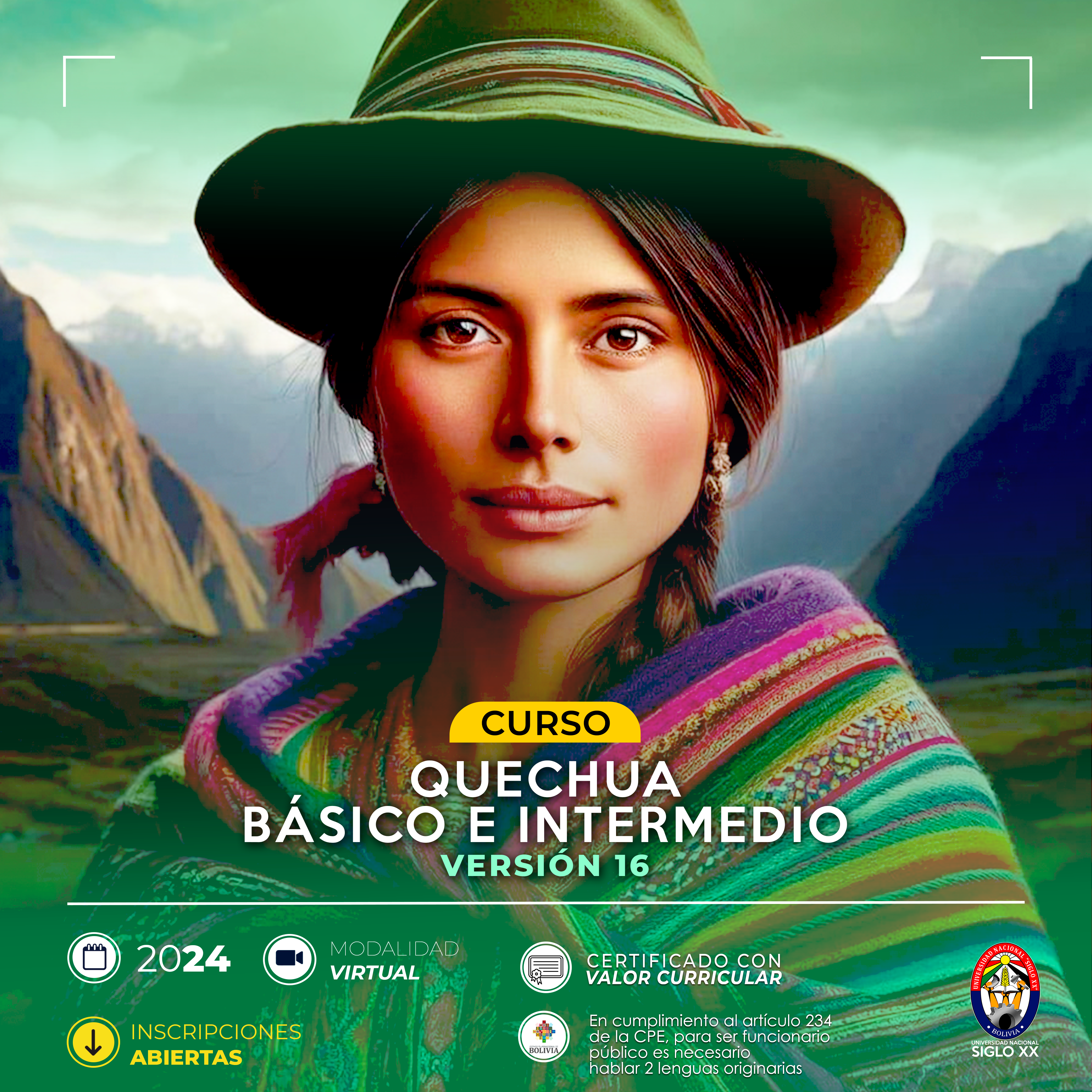 Esam Cursos CURSO DE QUECHUA BÁSICO E INTERMEDIO