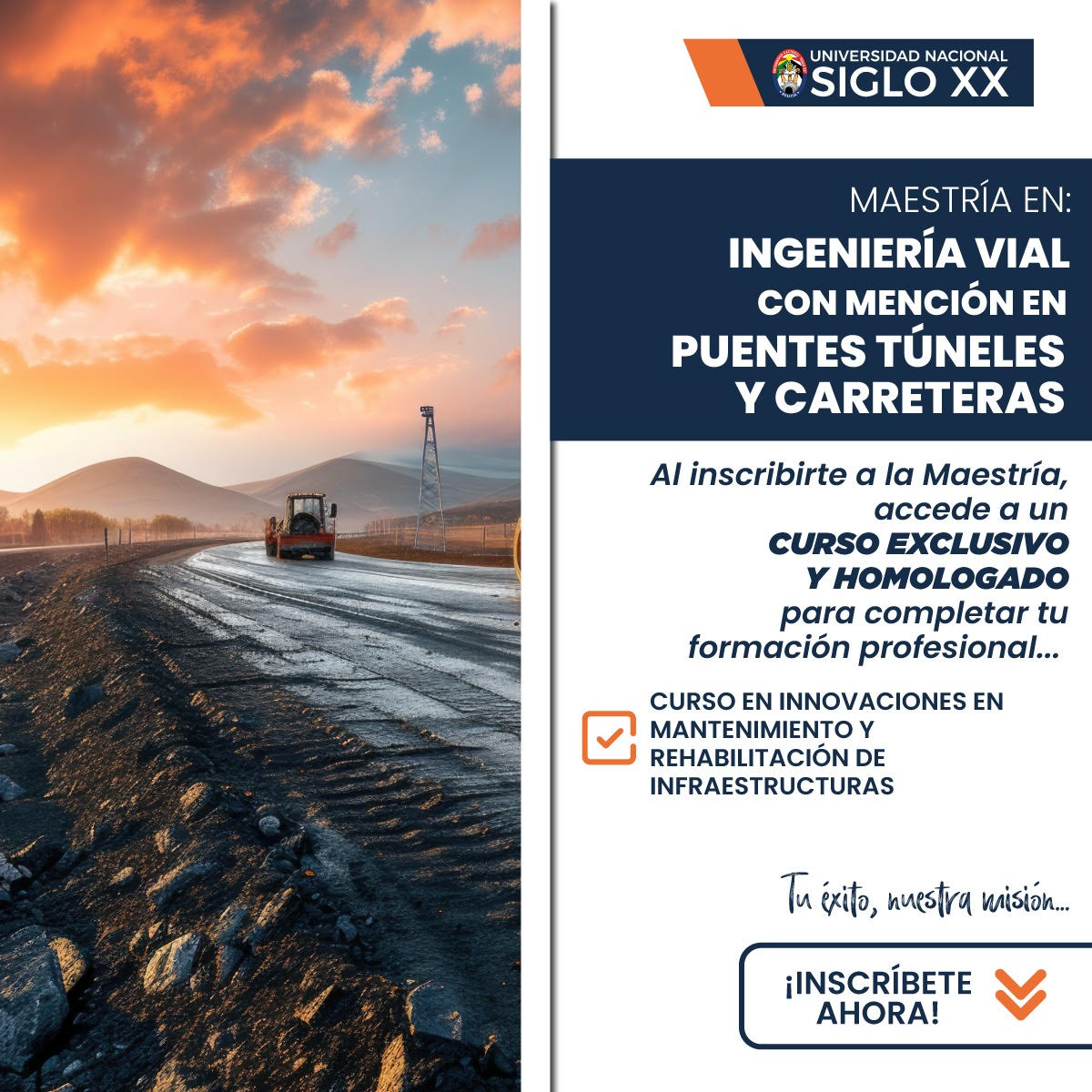 Pordata del programa Esam Cursos En Innovaciones en Mantenimiento y Rehabilitación de Infraestructuras