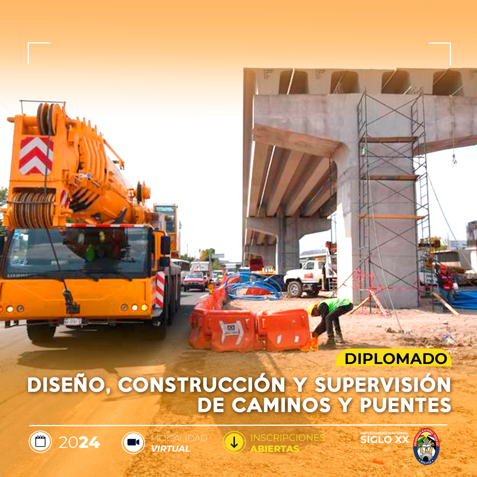 Diplomado DIPLOMADO EN DISEÑO, CONSTRUCCIÓN Y SUPERVISIÓN DE CAMINOS Y PUENTES