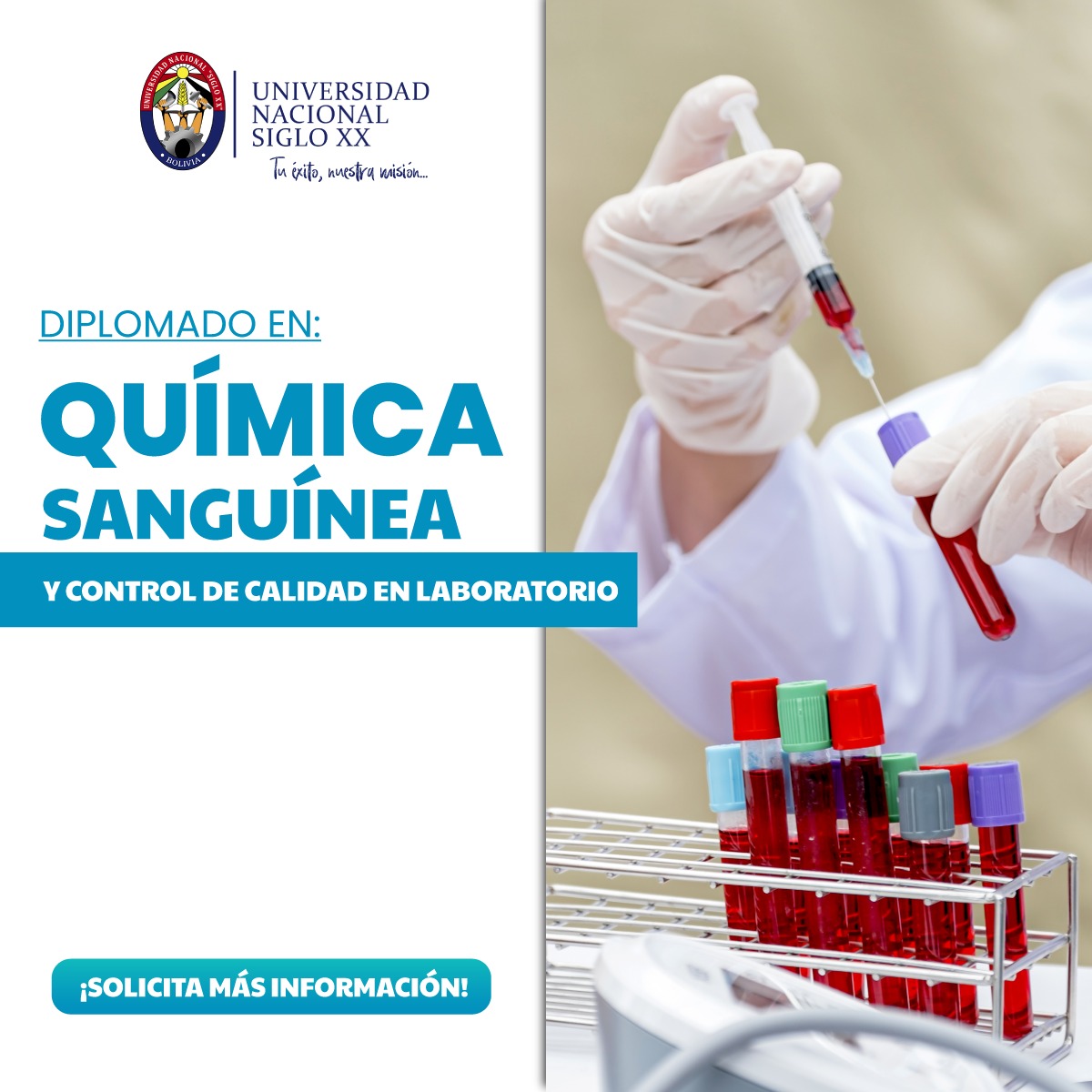 Diplomado DIPLOMADO EN QUÍMICA SANGUÍNEA Y CONTROL DE CALIDAD EN LABORATORIO