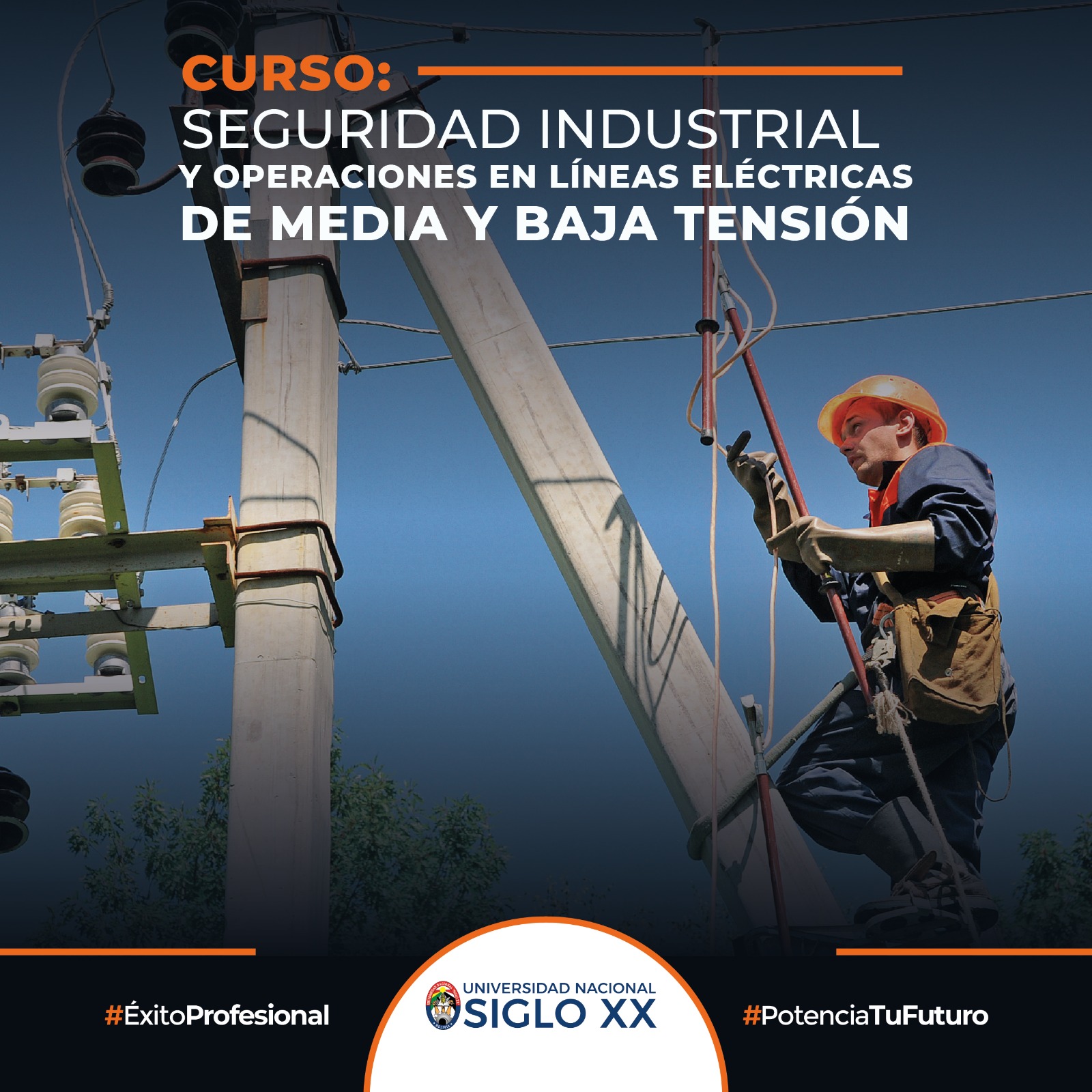 Esam Cursos Seguridad Industrial y Operaciones en Lineas Eléctricas de Media y Baja Tensión