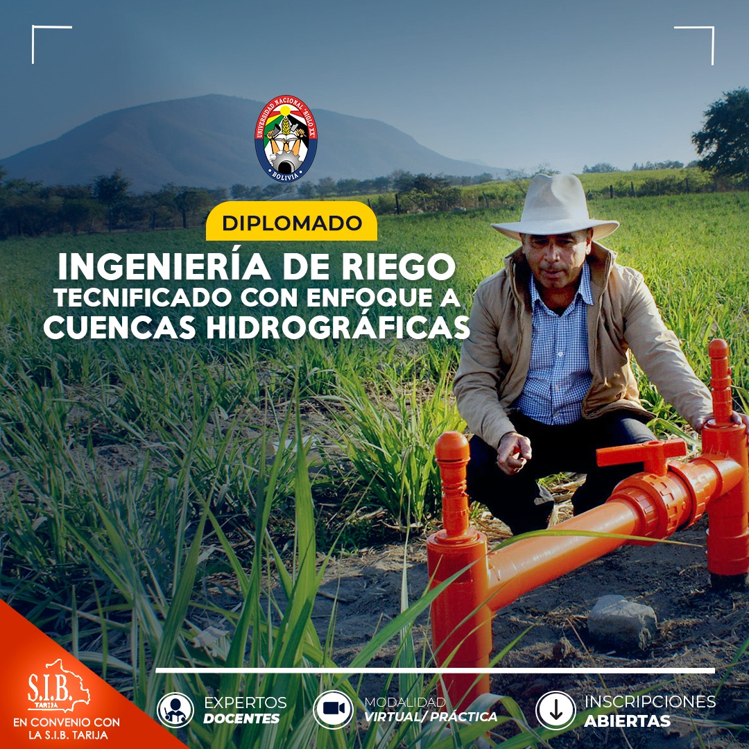 Diplomado INGENIERIA DE RIEGO TECNIFICADO CON ENFOQUE A CUENCAS HIDROGRAFICAS