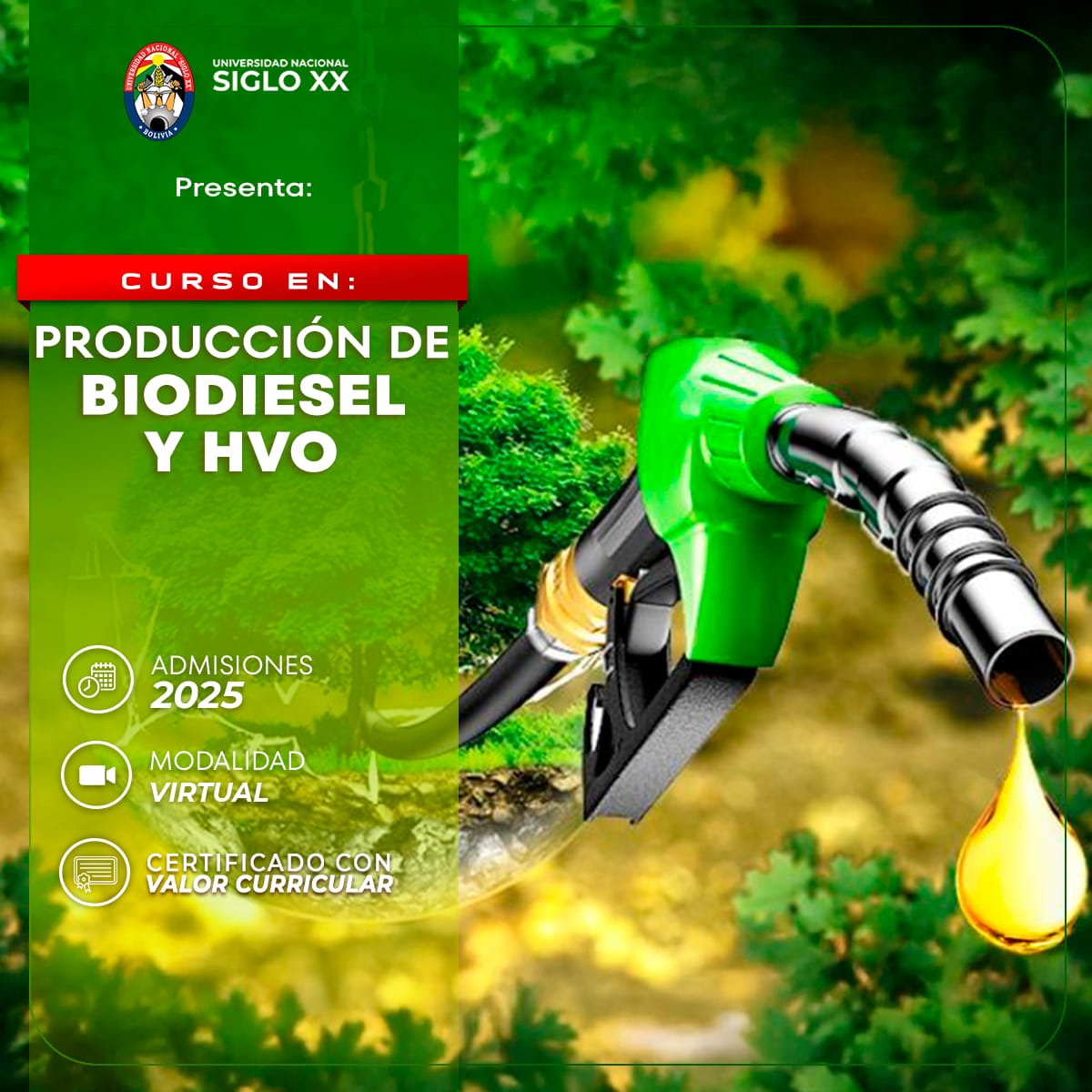 Esam Cursos CURSO EN “Producción de Biodiesel y HVO”