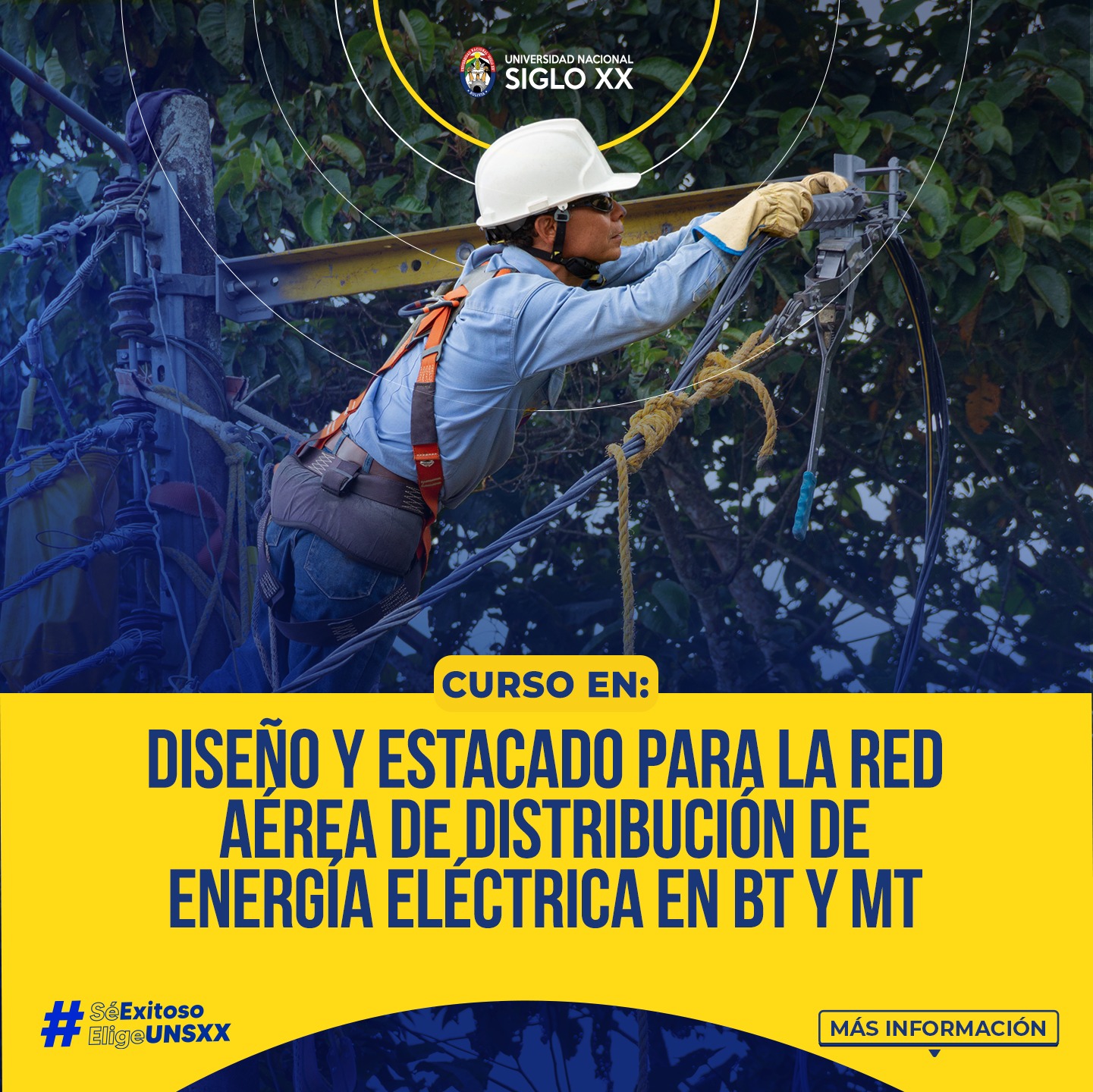 Esam Cursos DISEÑO Y ESTACADO PARA LA RED AÉREA DE DISTRIBUCIÓN DE ENERGÍA ELÉCTRICA EN BT Y MT