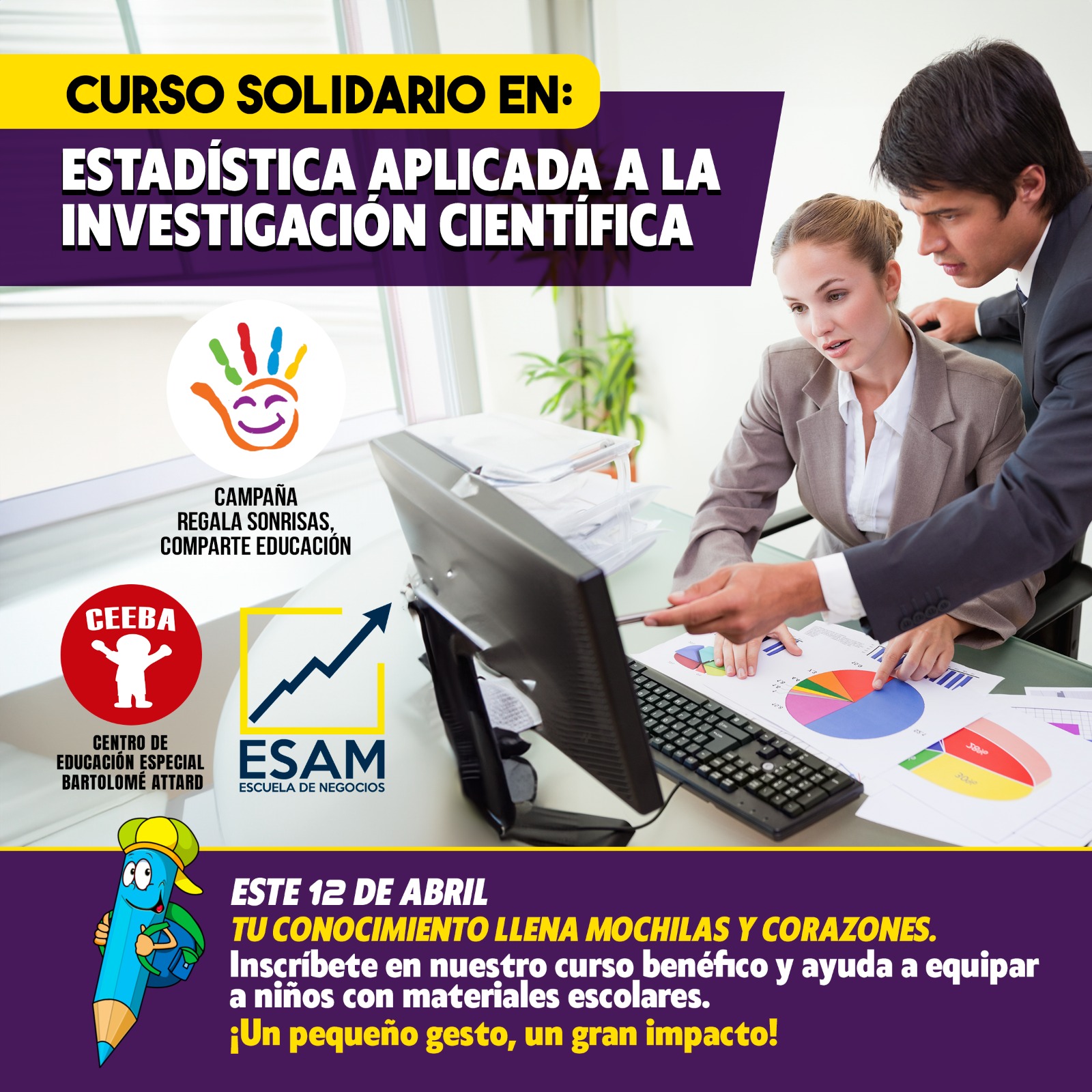 Esam Cursos ESTADÍSTICA APLICADA A LA INVESTIGACIÓN CIENTÍFICA