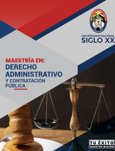 Maestría MAESTRÍA EN DERECHO ADMINISTRATIVO Y CONTRATACIÓN PÚBLICA