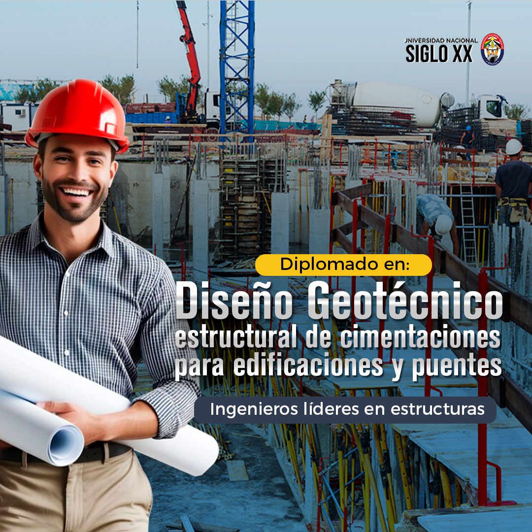 Diplomado DIPLOMADO EN DISEÑO GEOTÉCNICO ESTRUCTURAL DE CIMENTACIONES PARA EDIFICACIONES Y PUENTES