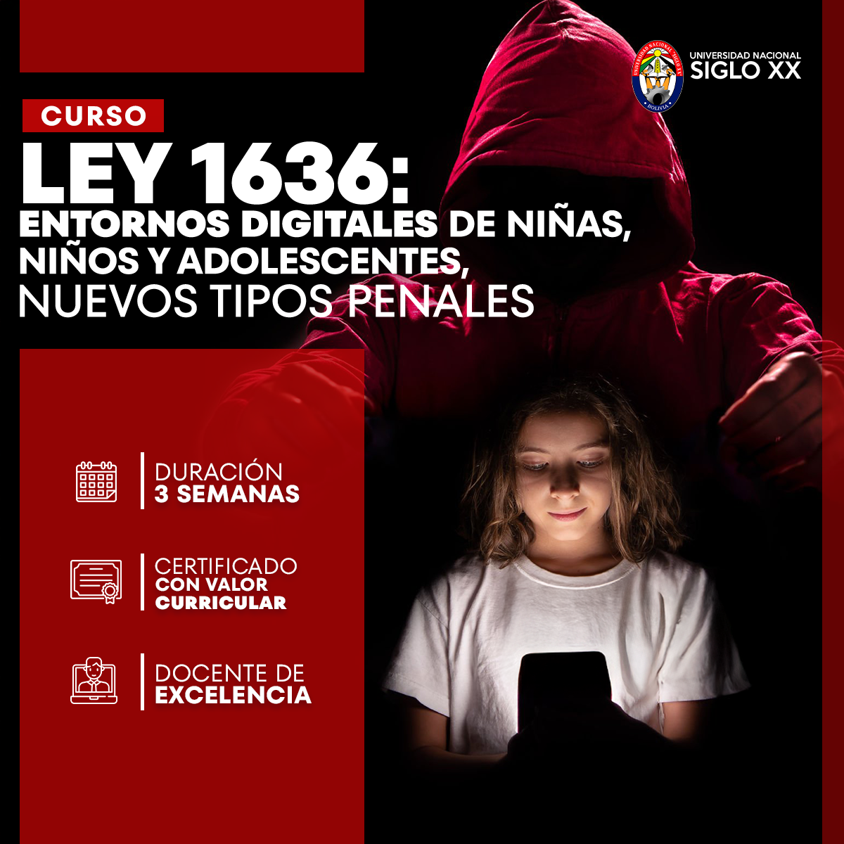 Esam Cursos LEY 1636: ENTORNOS DIGITALES DE NIÑAS, NIÑOS Y ADOLESCENTES, NUEVOS TIPOS PENALES