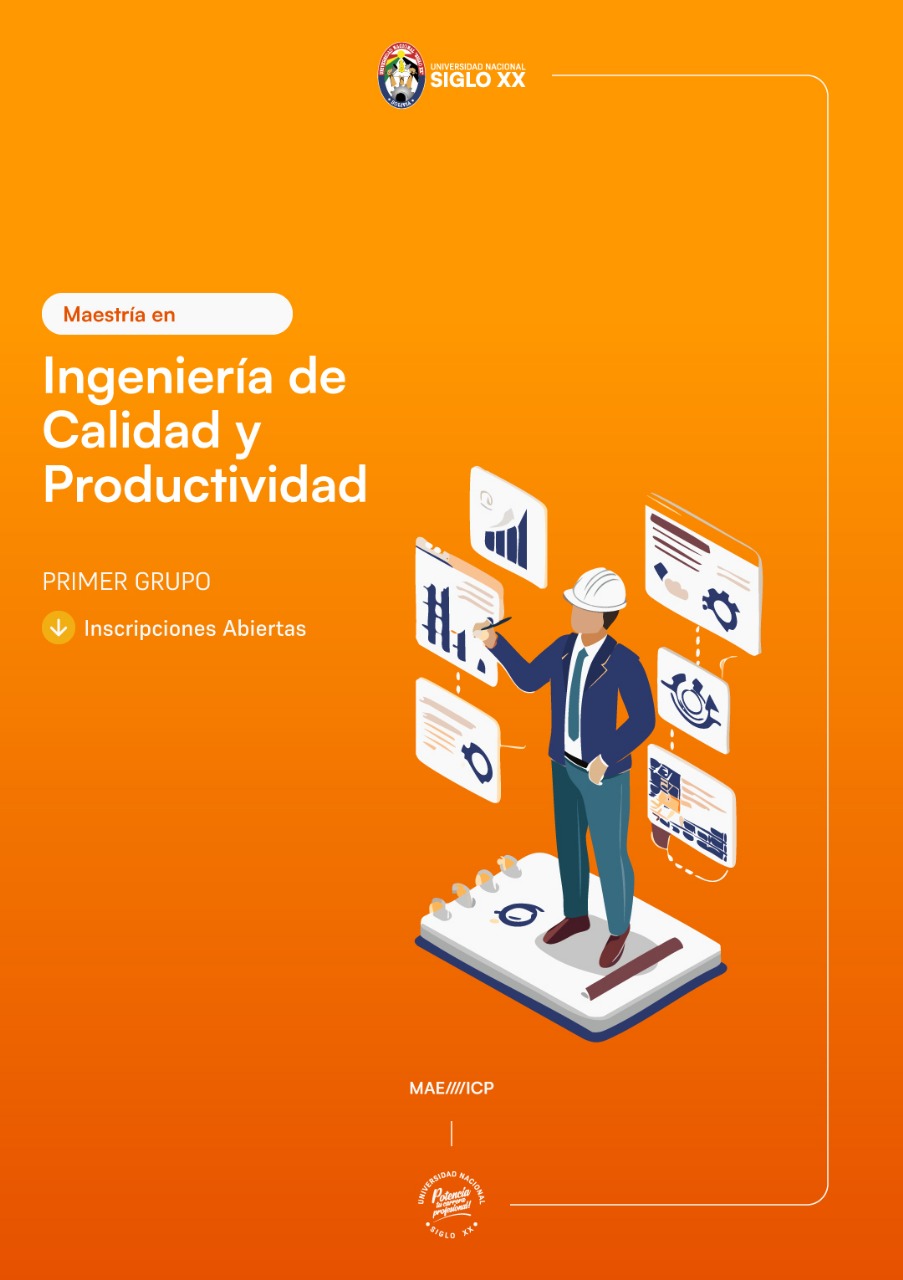 Maestría MAESTRÍA EN INGENIERÍA DE CALIDAD Y PRODUCTIVIDAD
