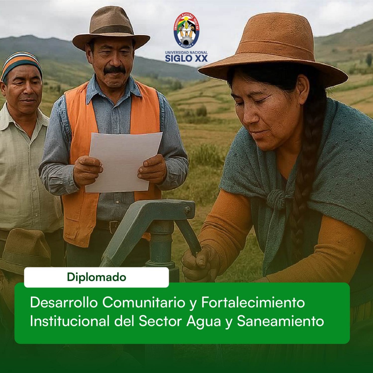 Pordata del programa Diplomado Desarrollo Comunitario y Fortalecimiento Institucional del Sector Agua y Saneamiento