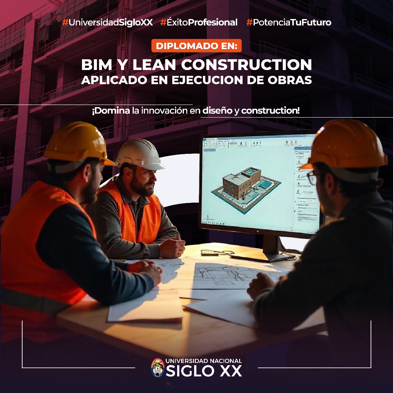 Pordata del programa Esam Cursos BIM y LEAN Construction Aplicado en Ejecución de Obras