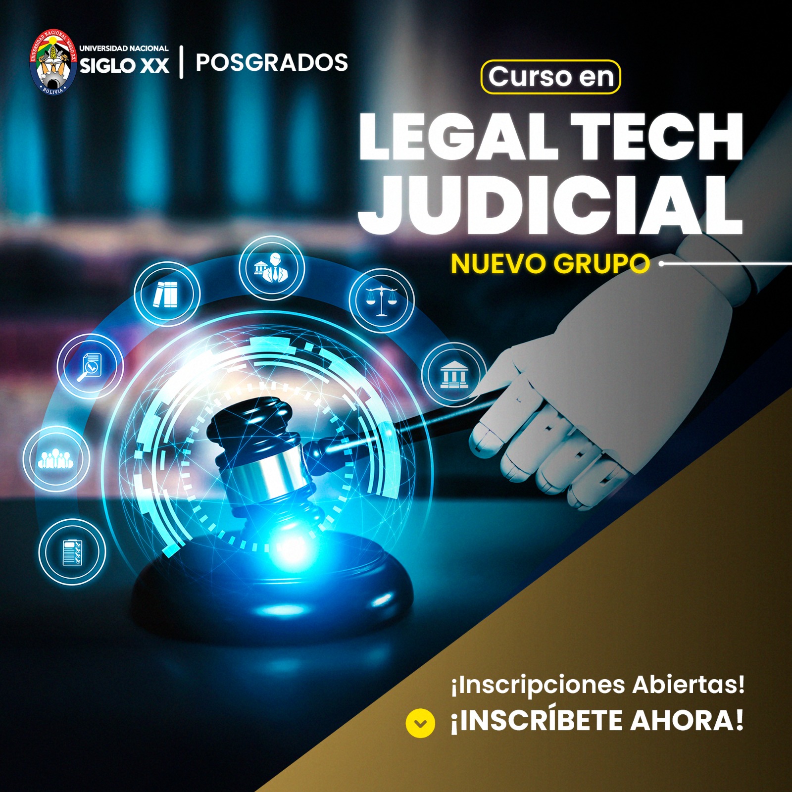 Pordata del programa Esam Cursos LEGAL TECH JUDICIAL