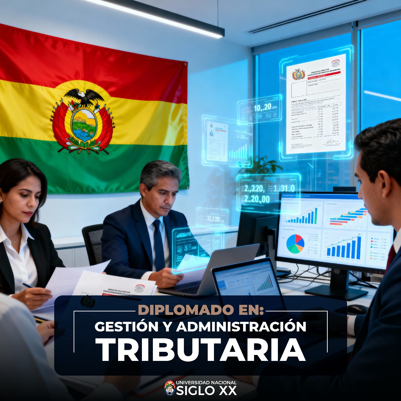 Portada del programa Gestión y Administración Tributaria