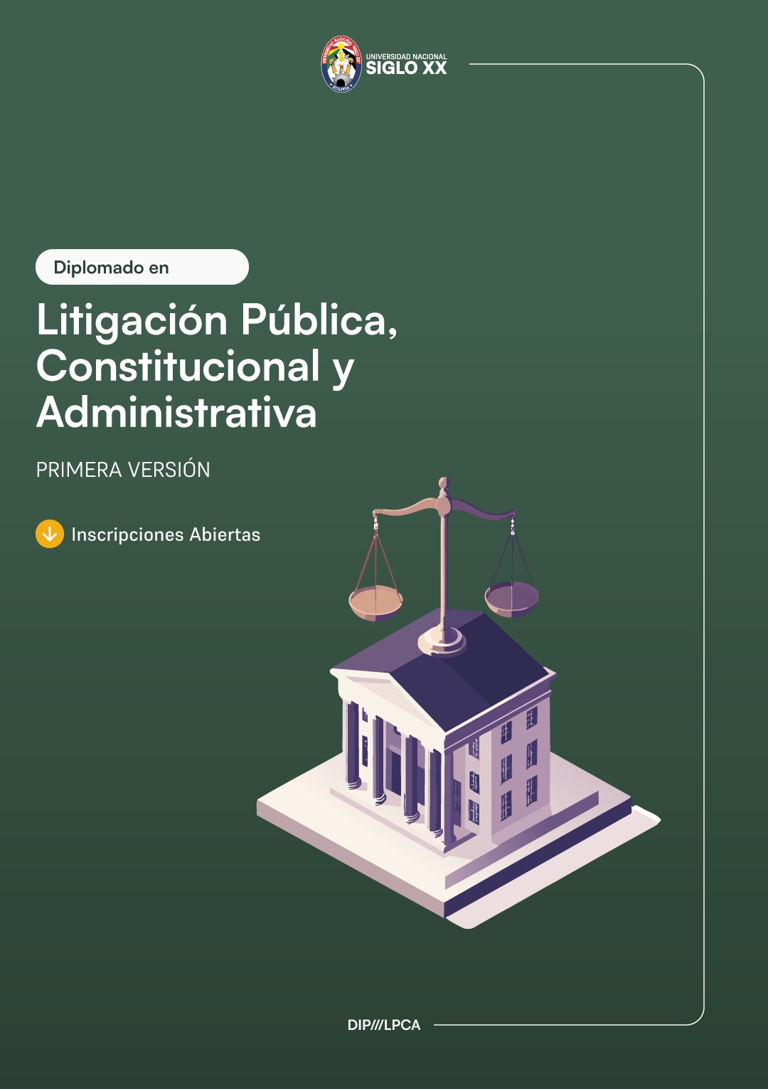 Portada del programa LITIGACIÓN PÚBLICA, CONSTITUCIONAL Y ADMINISTRATIVA