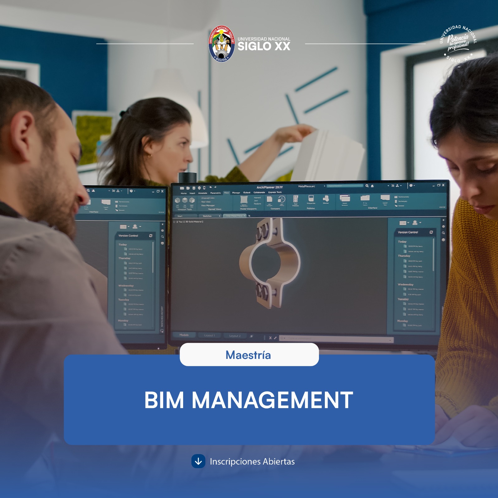Portada del programa BIM Management