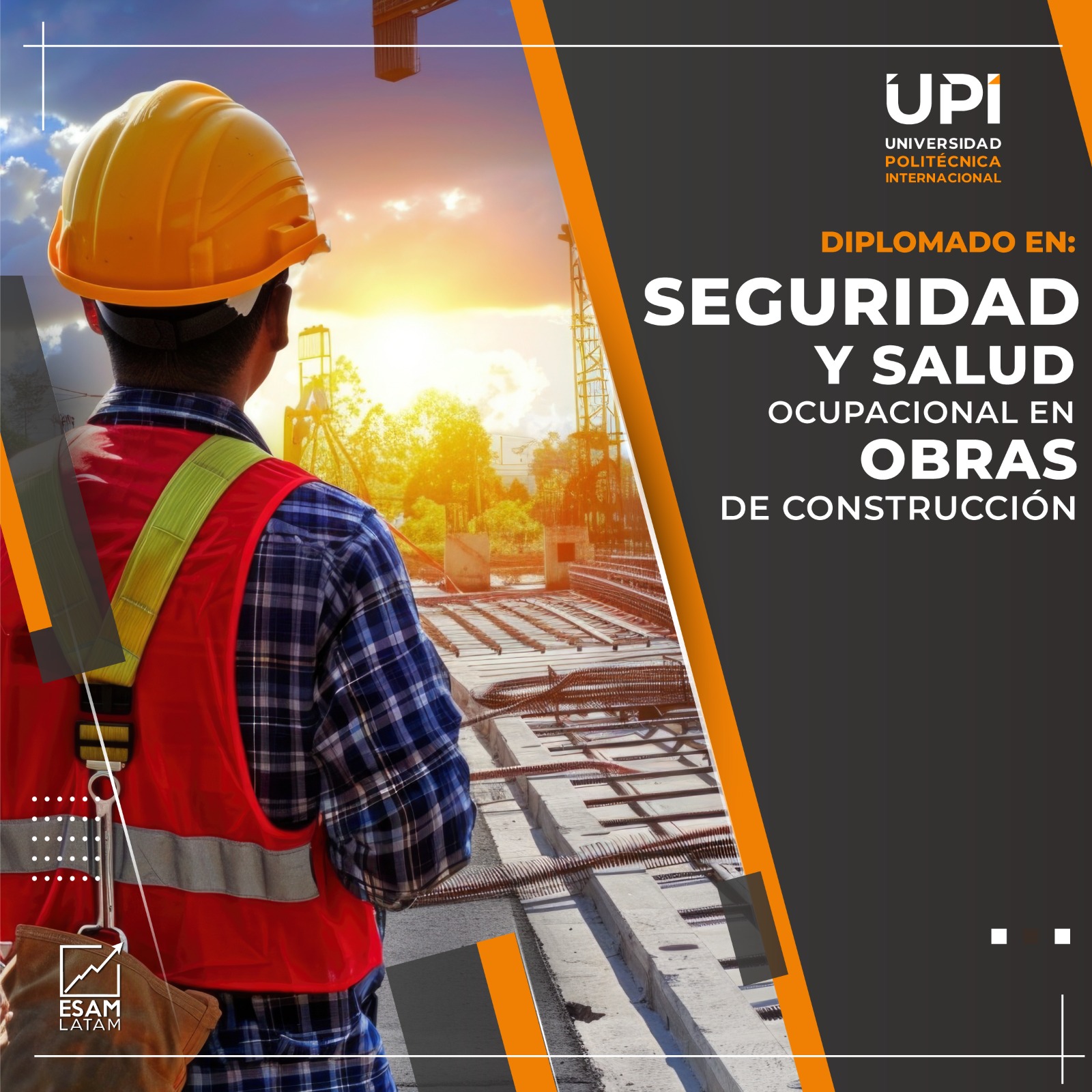 Portada del programa Seguridad y Salud Ocupacional en Obras de Construcción