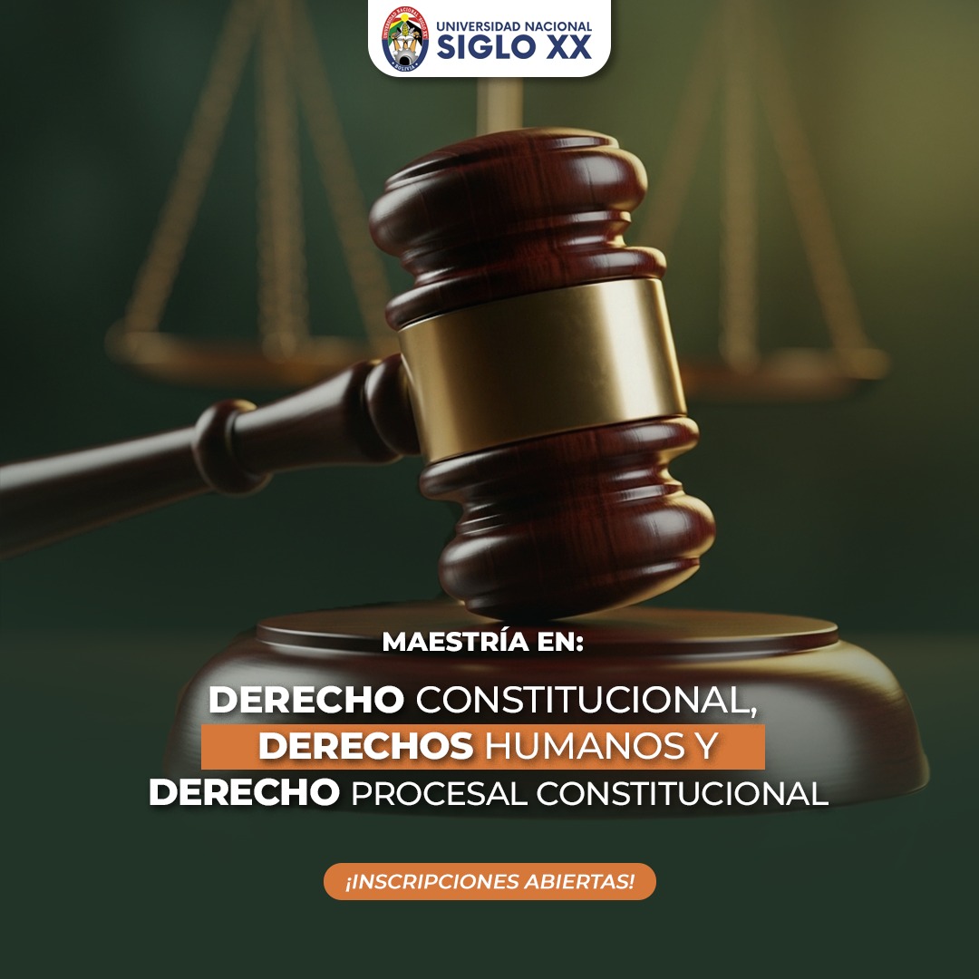 Portada del programa Derecho Constitucional, Derechos Humanos y Derecho Procesal Constitucional
