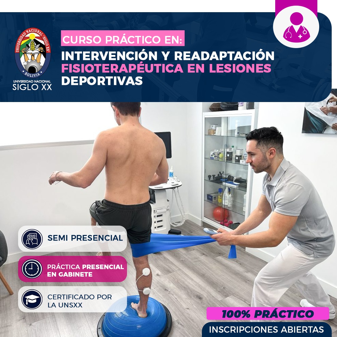 Portada del programa PRÁCTICO EN: INTERVENCIÓN Y READAPTACIÓN FISIOTERAPÉUTICA EN LESIONES DEPORTIVAS
