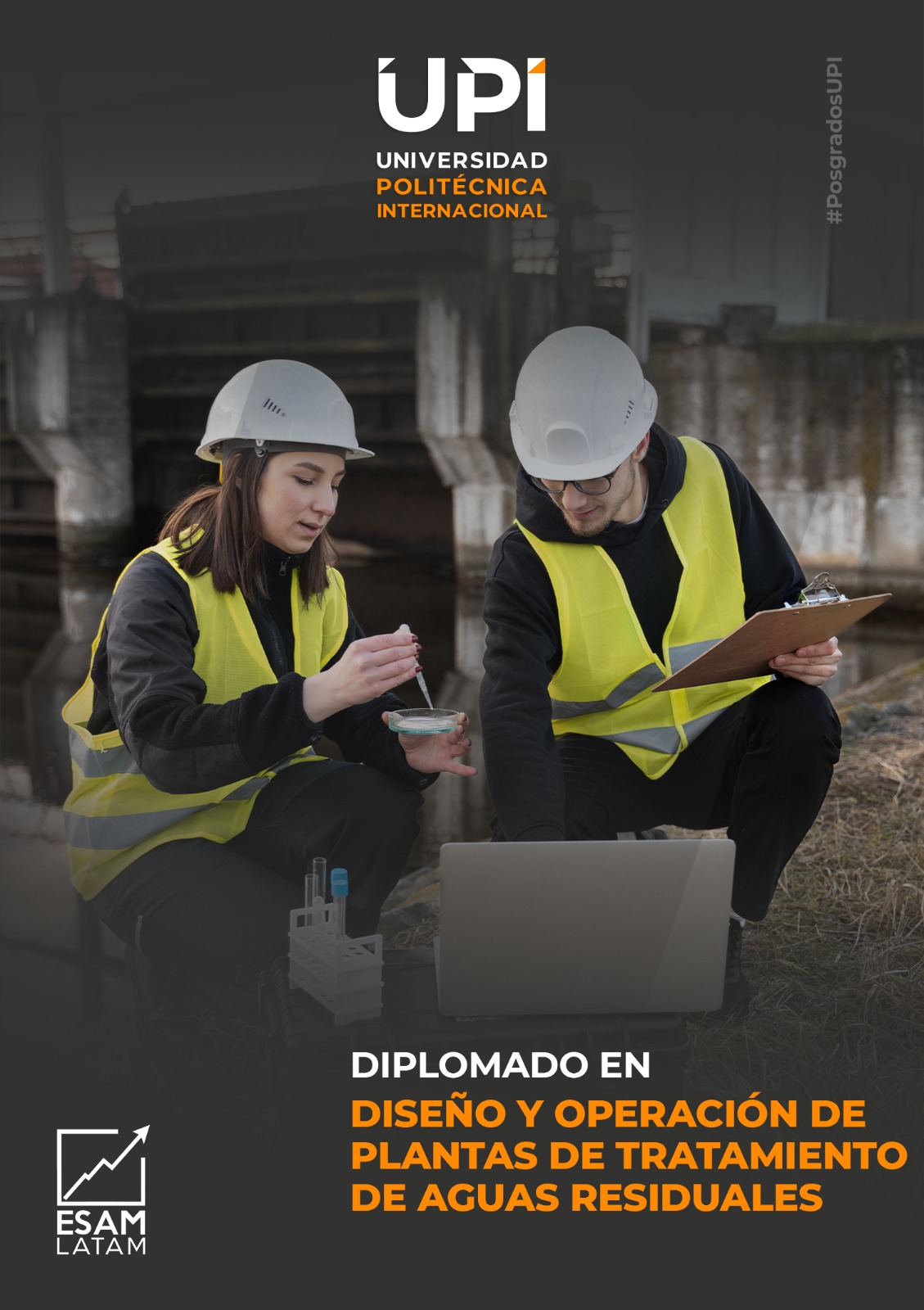 Portada del programa DISEÑO Y OPERACIÓN DE PLANTAS DE TRATAMIENTO DE AGUAS RESIDUALES