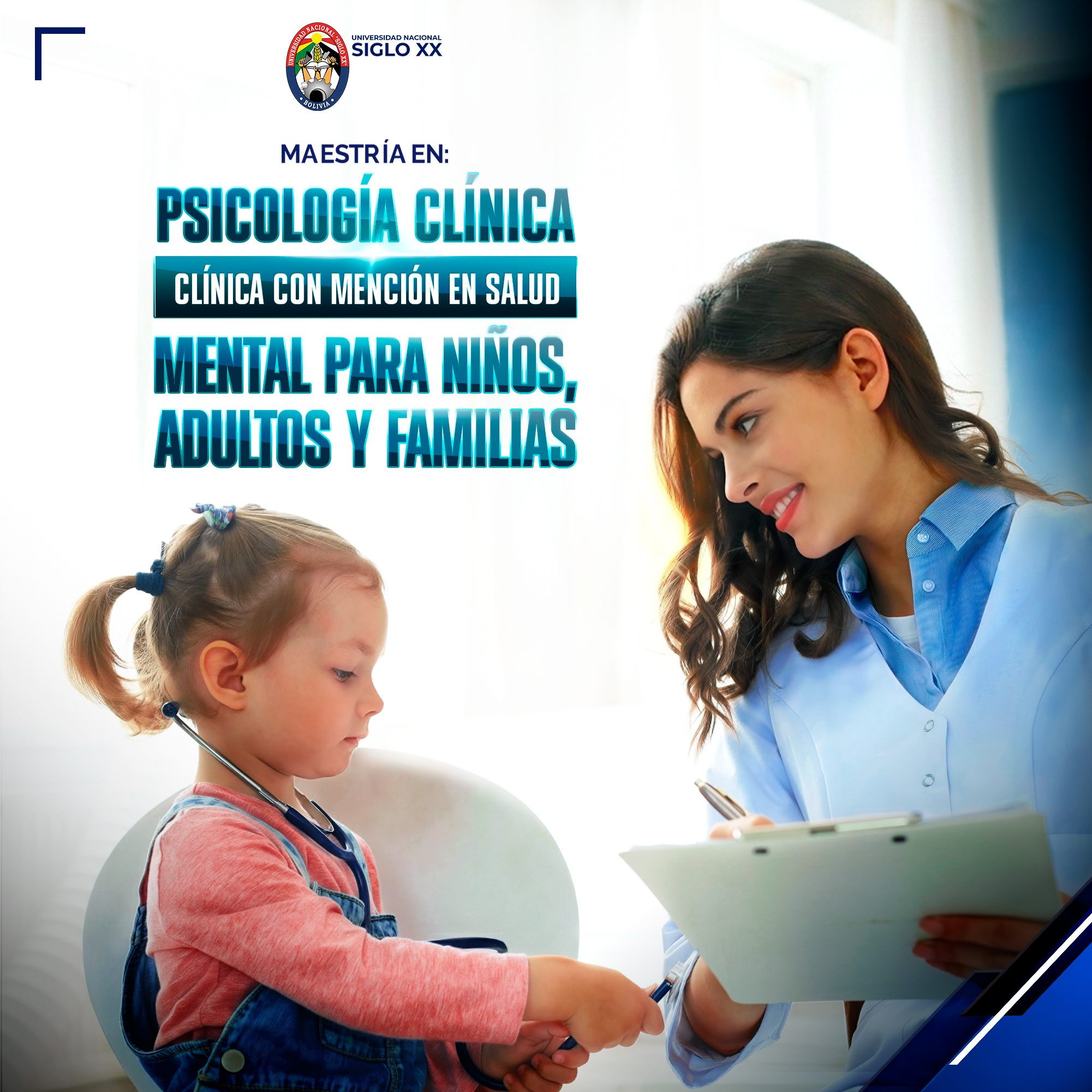Portada del programa MAESTRÍA EN PSICOLOGÍA CLÍNICA CON MENCIÓN EN SALUD MENTAL PARA NIÑOS, ADULTOS Y FAMILIAS