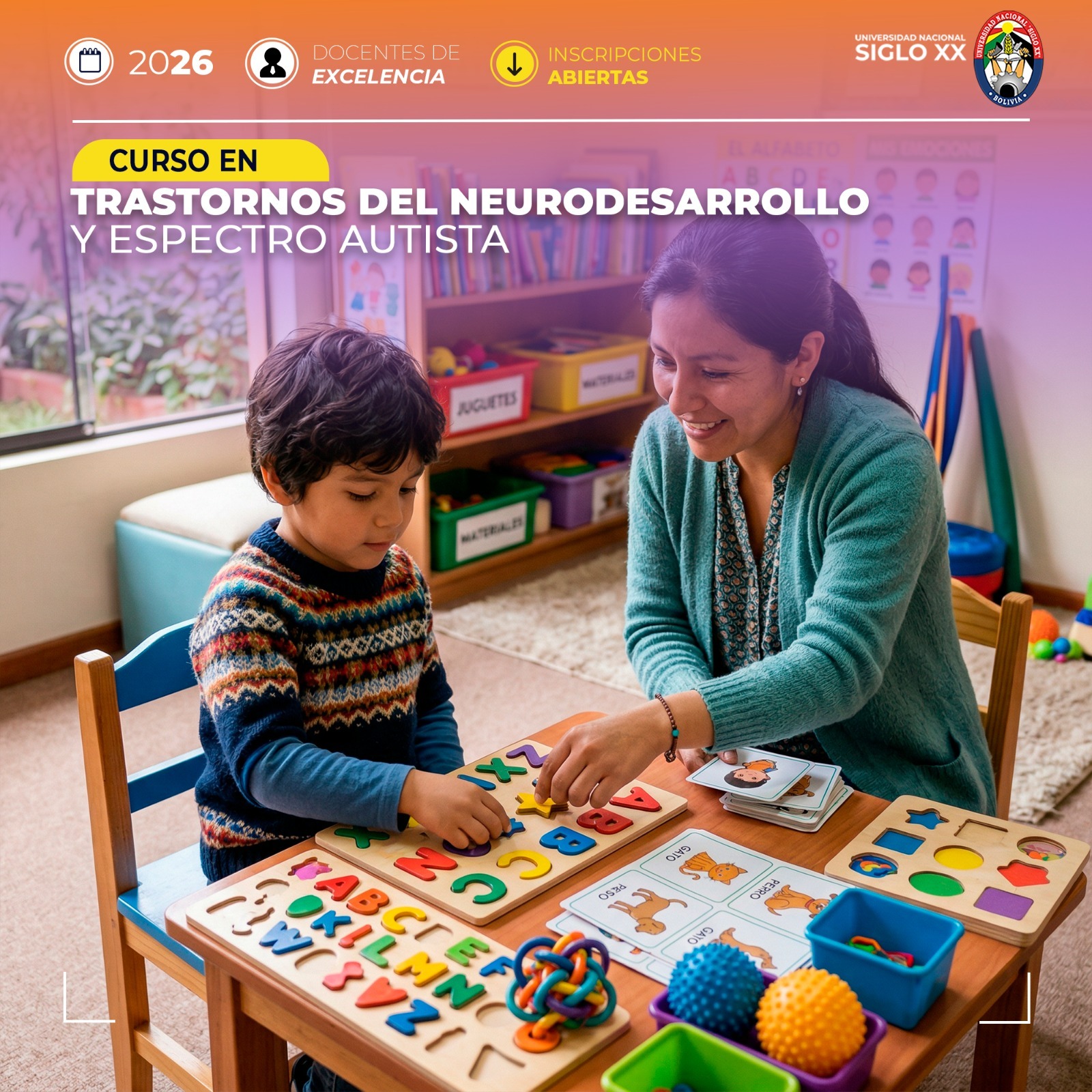 Portada del programa TRASTORNOS DEL NEURODESARROLLO Y EL ESPECTRO AUTISTA