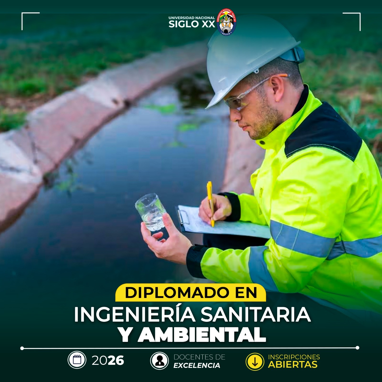 Portada del programa INGENIERÍA SANITARIA Y AMBIENTAL
