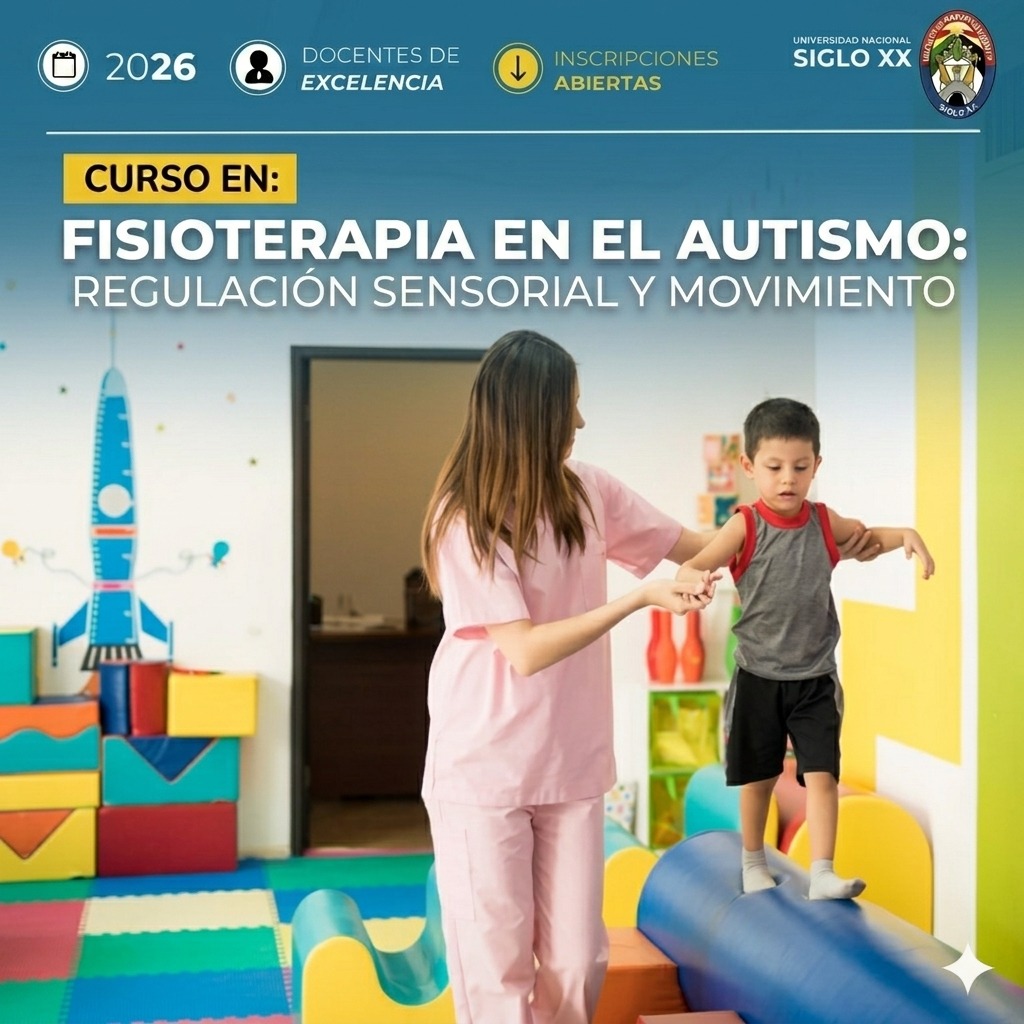 Portada del programa FISIOTERAPIA EN EL AUTISMO: REGULACIÓN SENSORIAL Y MOVIMIENTO