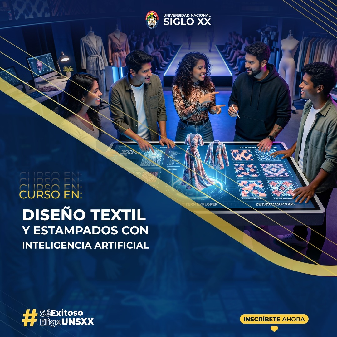 Portada del programa DISEÑO TEXTIL Y ESTAMPADOS CON INTELIGENCIA ARTIFICIAL