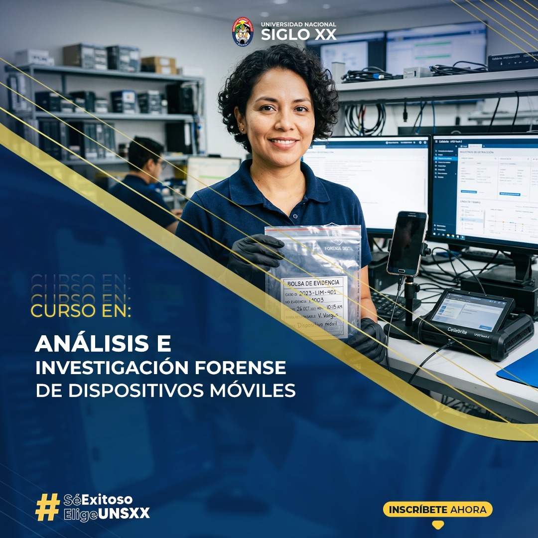 Portada del programa ANÁLISIS E INVESTIGACIÓN FORENSE DE DISPOSITIVOS MÓVILES