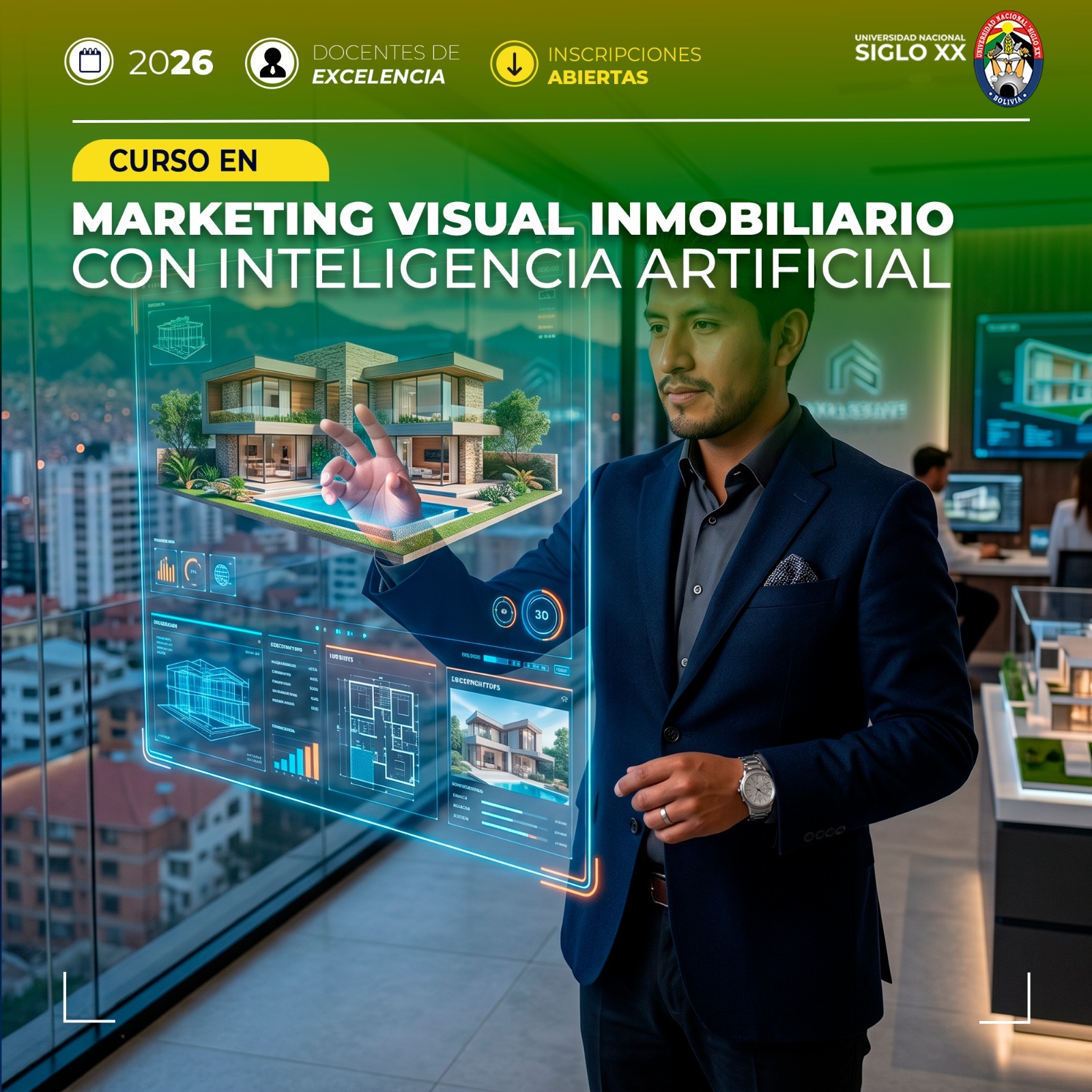 Portada del programa MARKETING VISUAL INMOBILIARIO CON INTELIGENCIA ARTIFICIAL