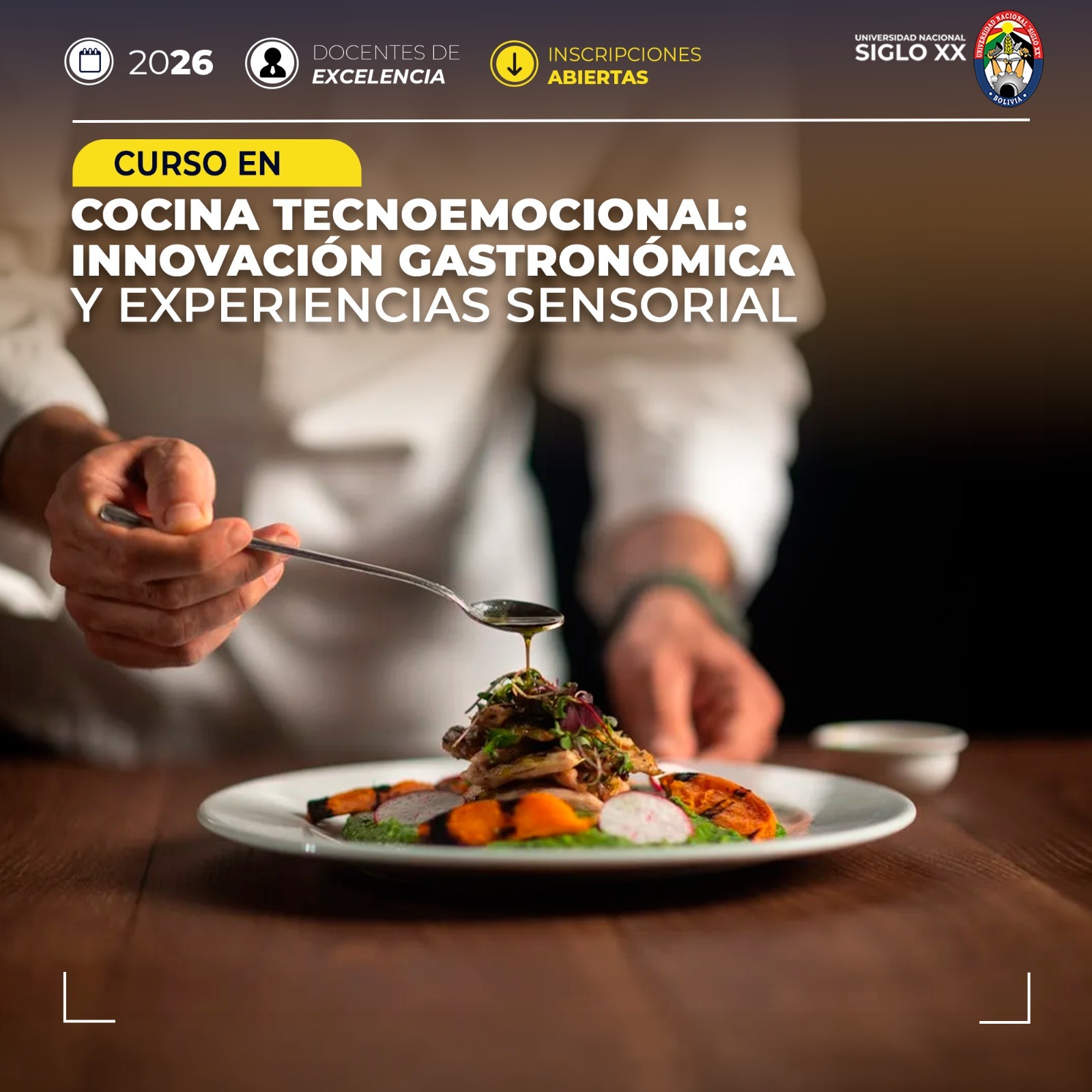 Portada del programa COCINA TECNOEMOCIONAL: INNOVACIÓN GASTRONOMICA Y EXPERIENCIAS SENSORIALES