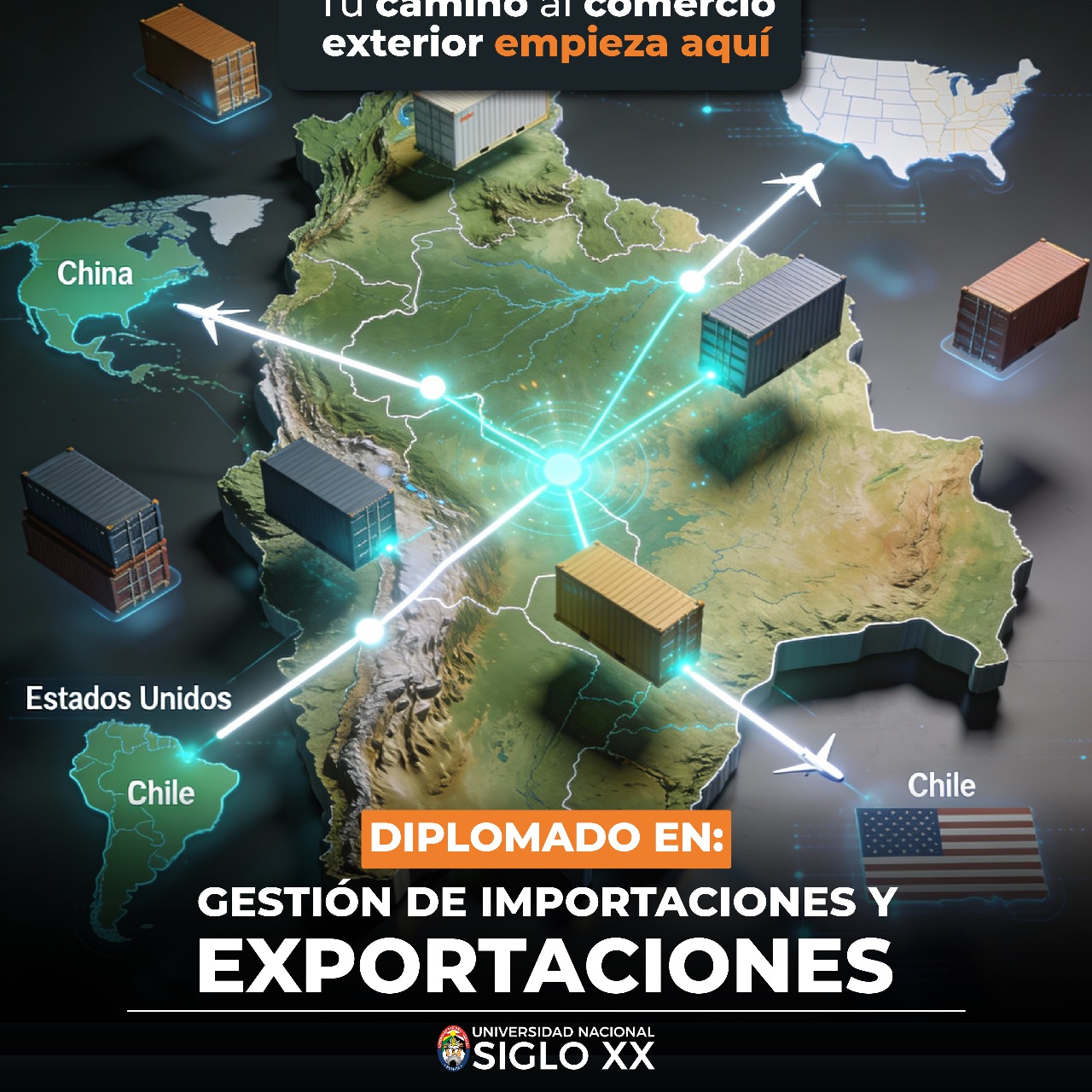 Portada del programa Gestión de Importaciones y Exportaciones