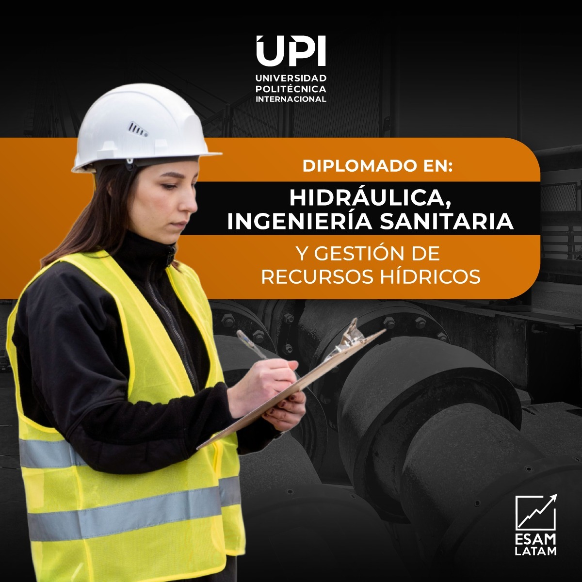 Portada del programa Hidráulica, Ingeniería Sanitaria y Gestión de Recursos Hídricos