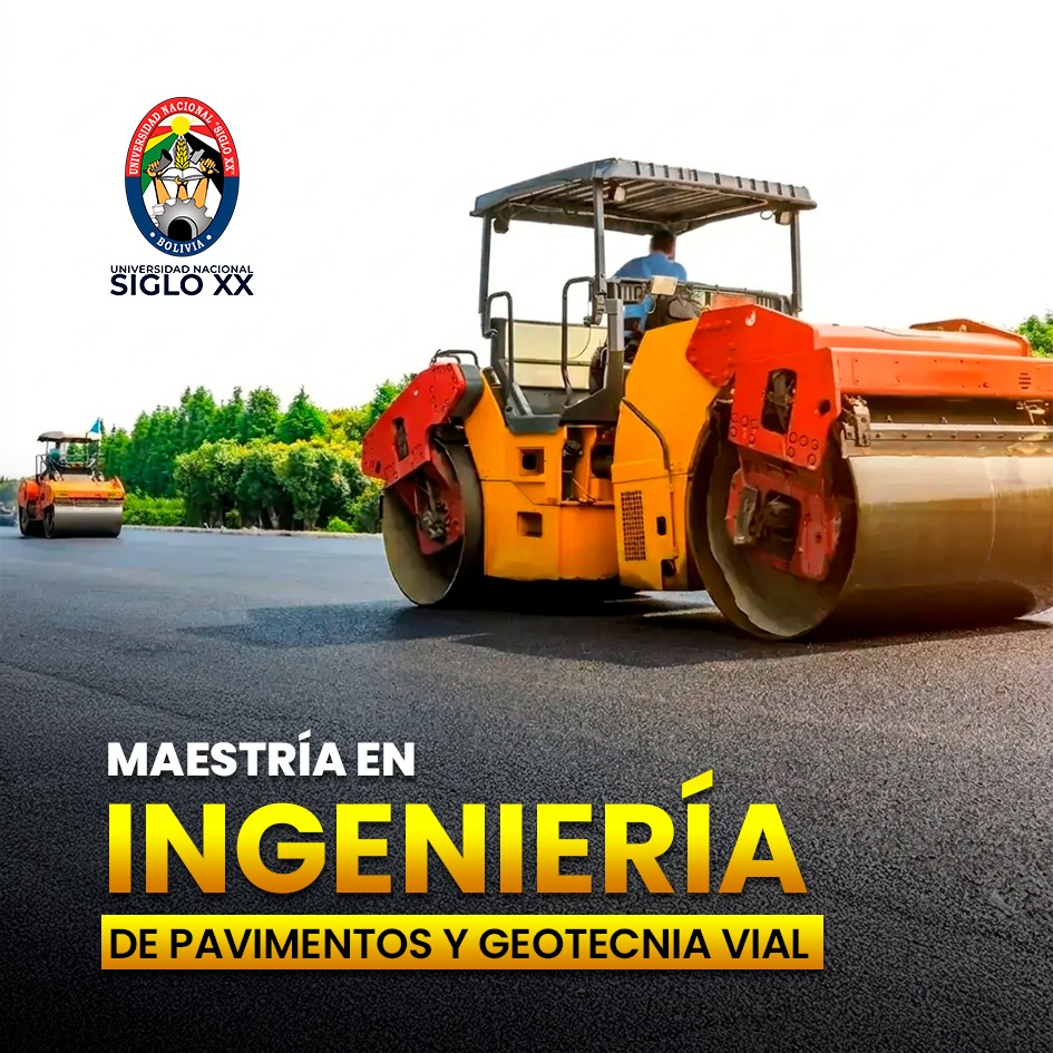 Portada del programa INGENIERIA DE PAVIMENTOS Y GEOTECNIA VIAL