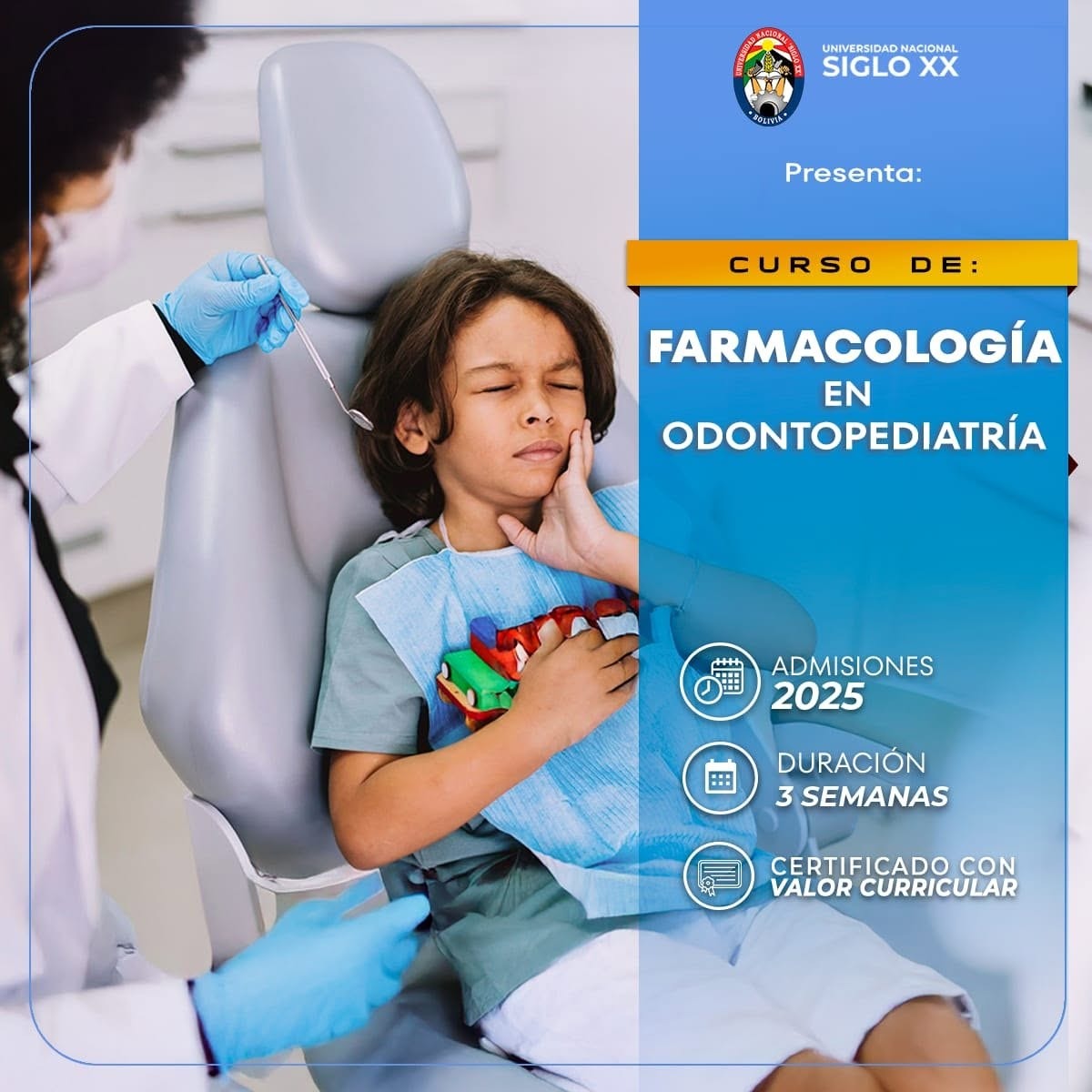 Portada del programa FARMACOLOGÍA EN ODONTOPEDIATRÍA