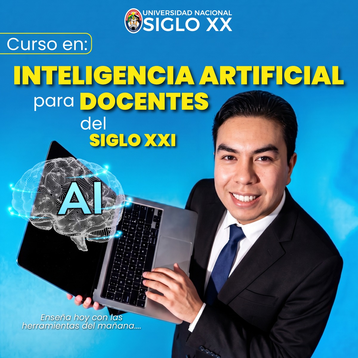 Portada del programa INTELIGENCIA ARTIFICIAL PARA DOCENTES DEL SIGLO XXI