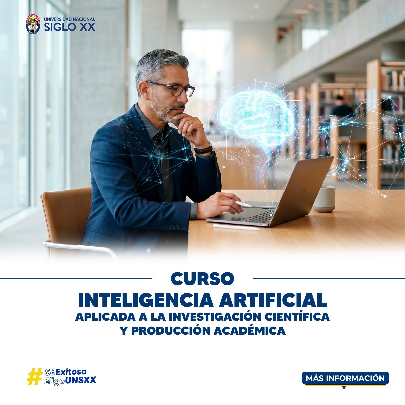 Portada del programa INTELIGENCIA ARTIFICIAL APLICADA A LA INVESTIGACIÓN CIENTÍFICA Y PRODUCCIÓN ACADÉMICA