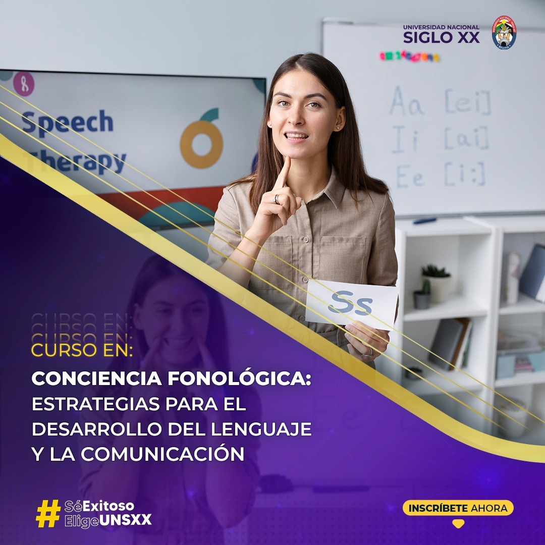 Portada del programa CONCIENCIA FONOLÓGICA: ESTRATEGIAS PARA EL DESARROLLO DEL LENGUAJE Y LA COMUNICACIÓN
