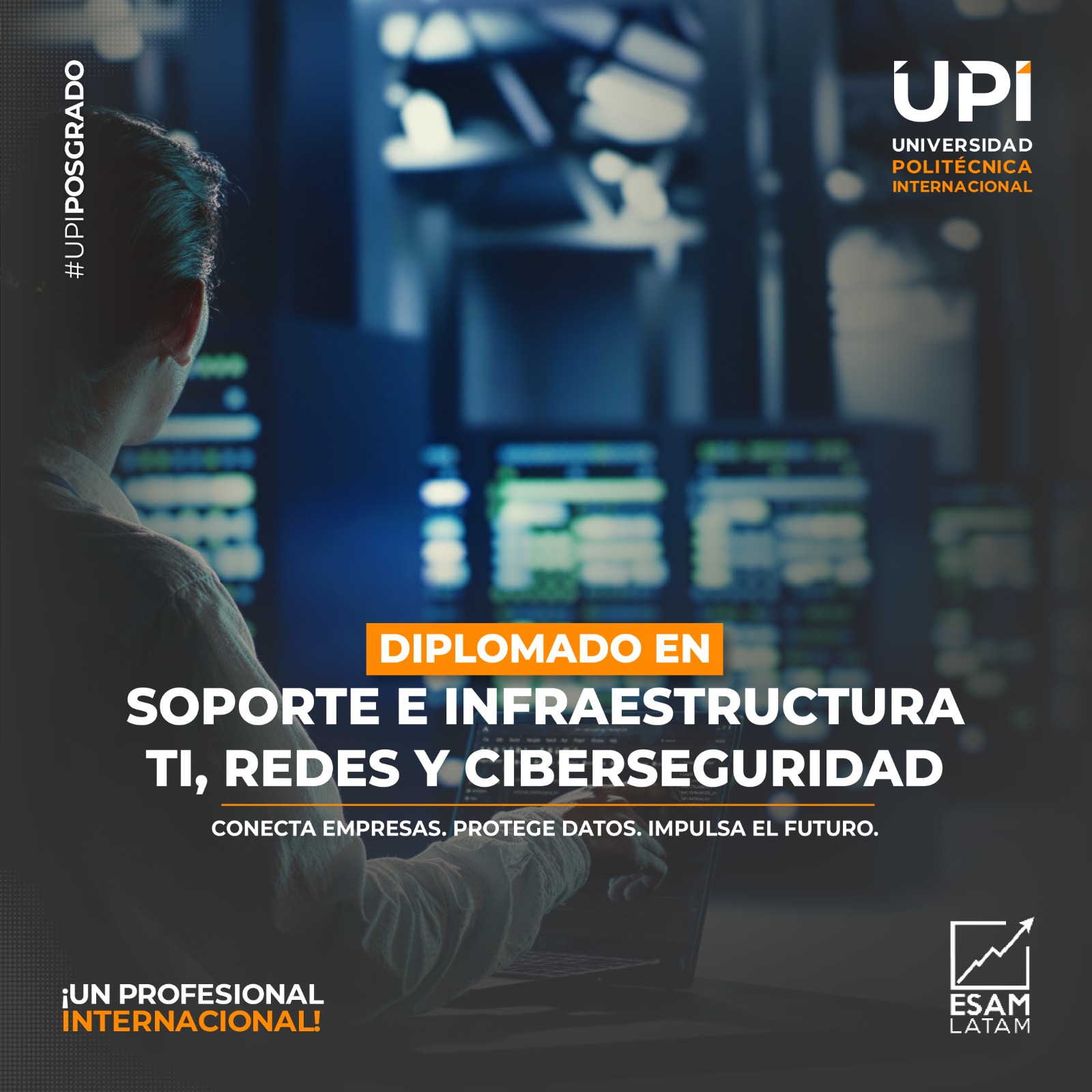 Portada del programa Soporte e Infraestructura TI, Redes y Ciberseguridad