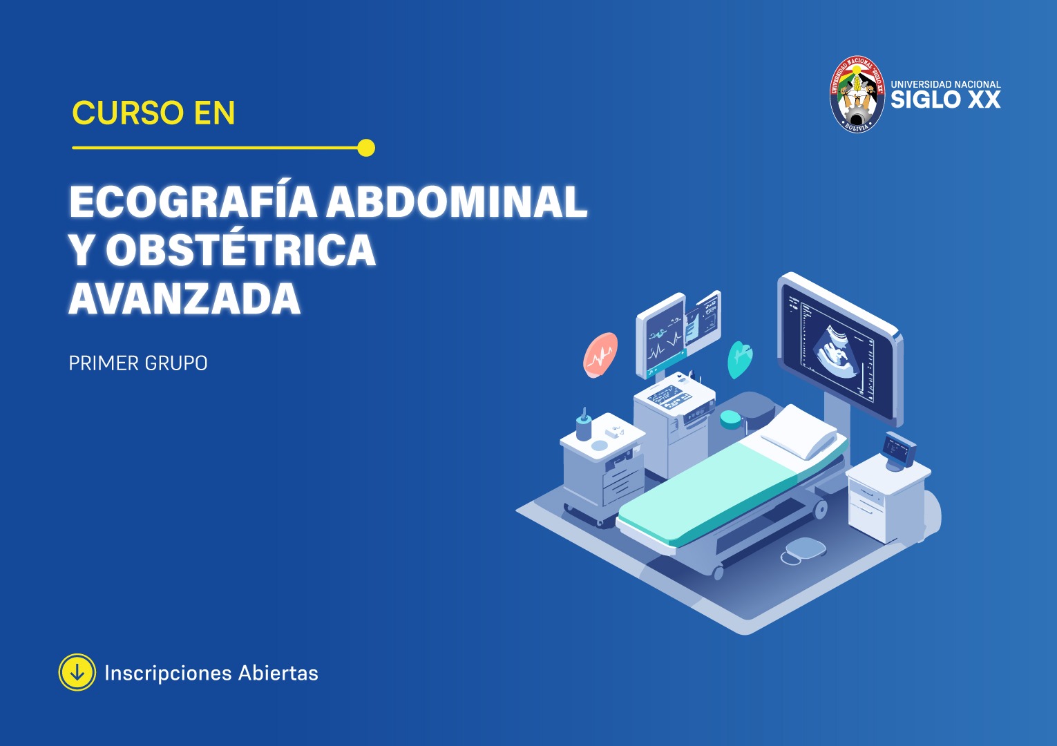 Portada del programa ECOGRAFÍA ABDOMINAL Y OBSTÉTRICA AVANZADA