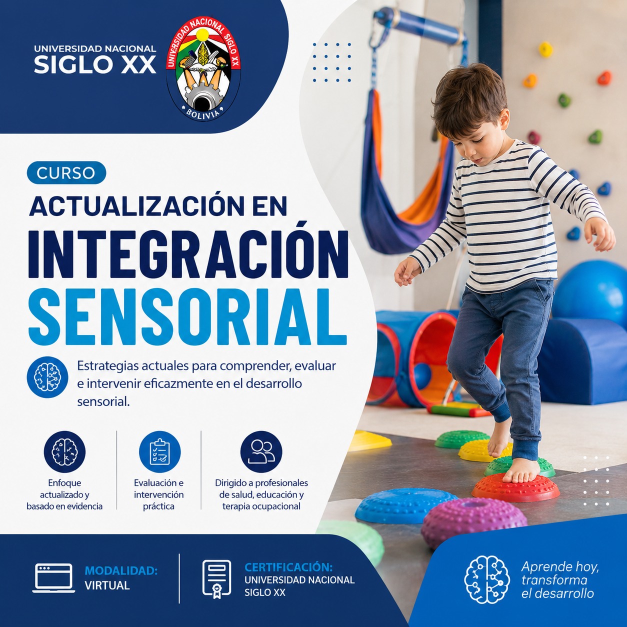 Portada del programa ACTUALIZACIÓN EN INTEGRACIÓN SENSORIAL